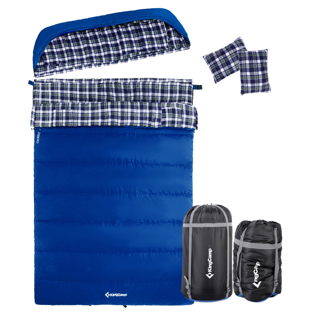 kingcamp-comfort-280d-hooded-rectangular-sleeping-bag image 2