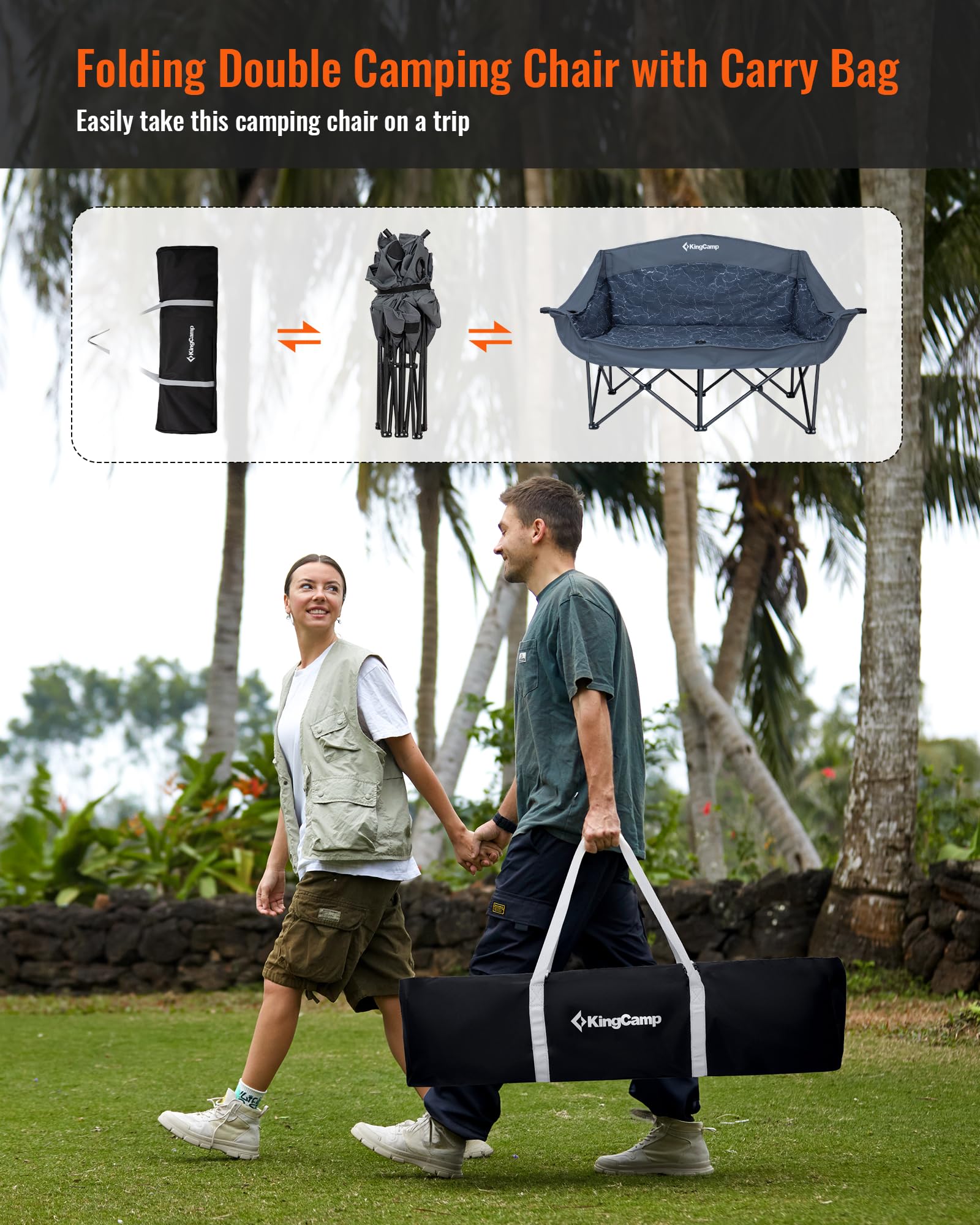 kingcamp-volcapetra-oversized-padded-double-camping-sofa image 7