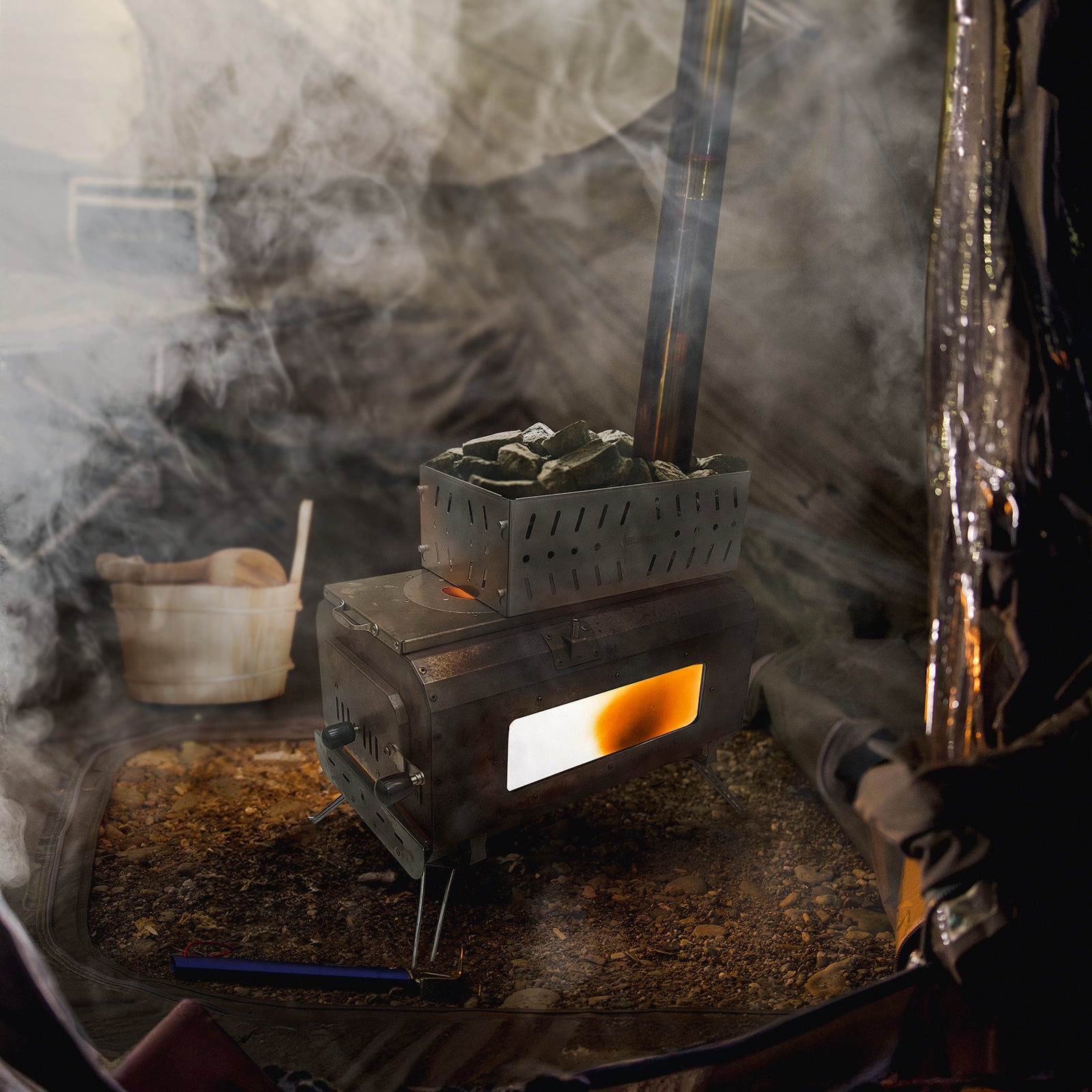 kingcamp-stainless-steel-sauna-stove-rock-basket image 3