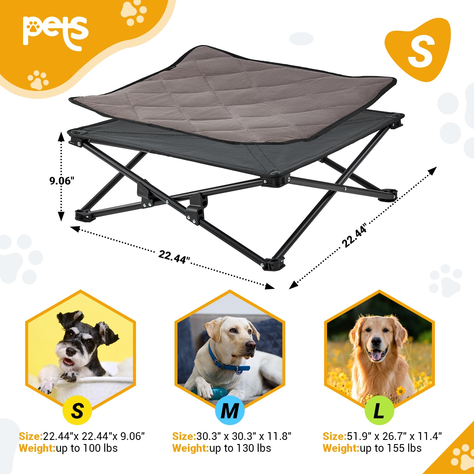 kingcamp-pets-sedum-dog-bed image 2