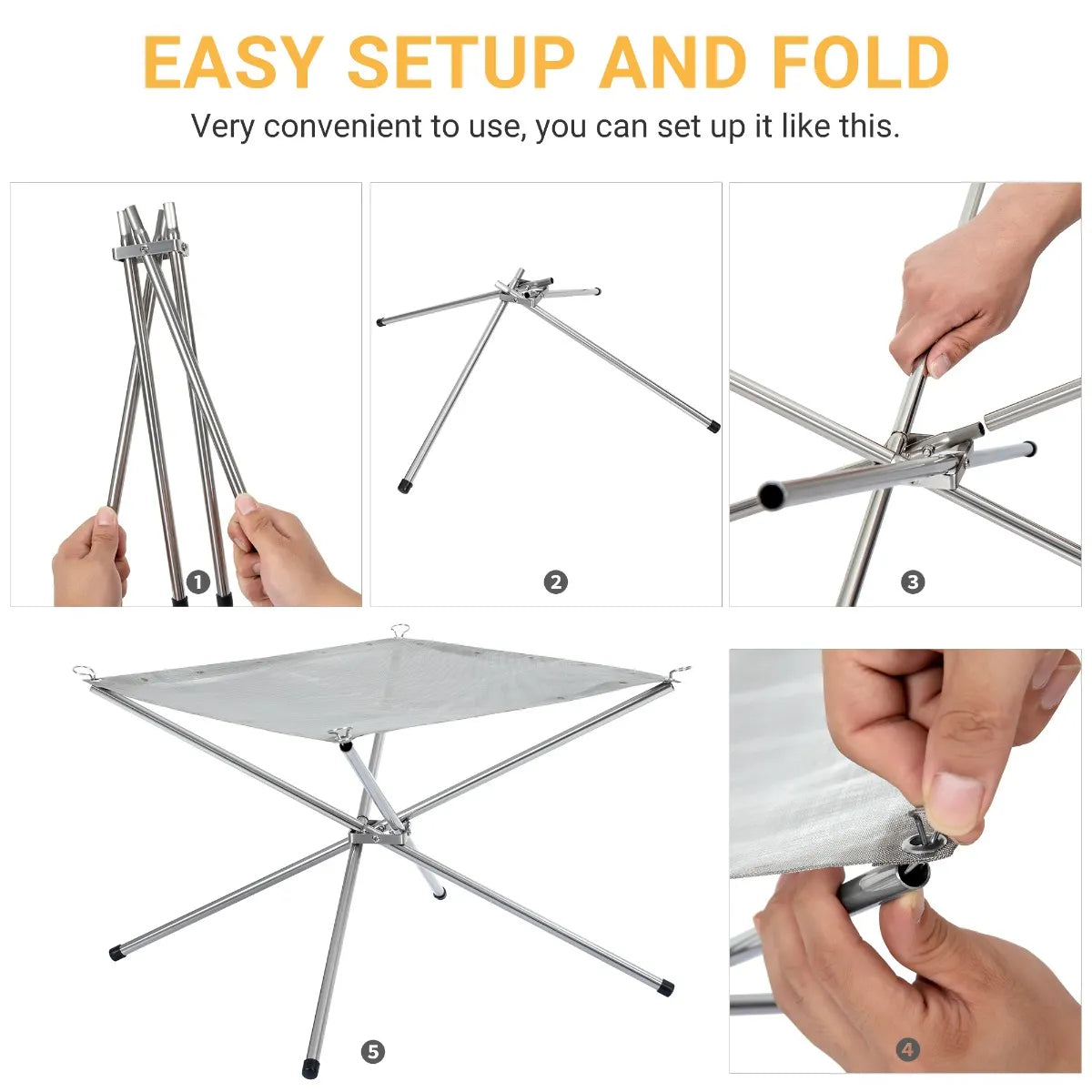 kingcamp-fire-stand-stainless-steel-bonfire-rack image 5