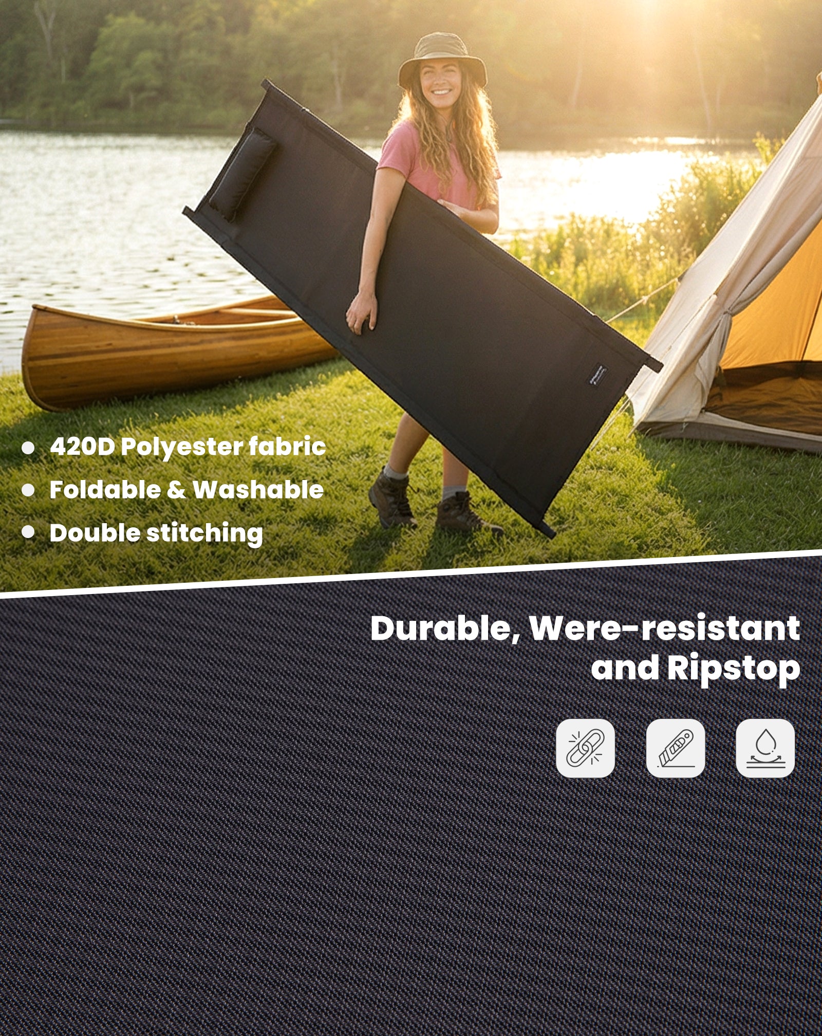 kingcamp-aerlite-p20-ultralight-camping-cot-compact-durable-and-easy-to-carry image 4