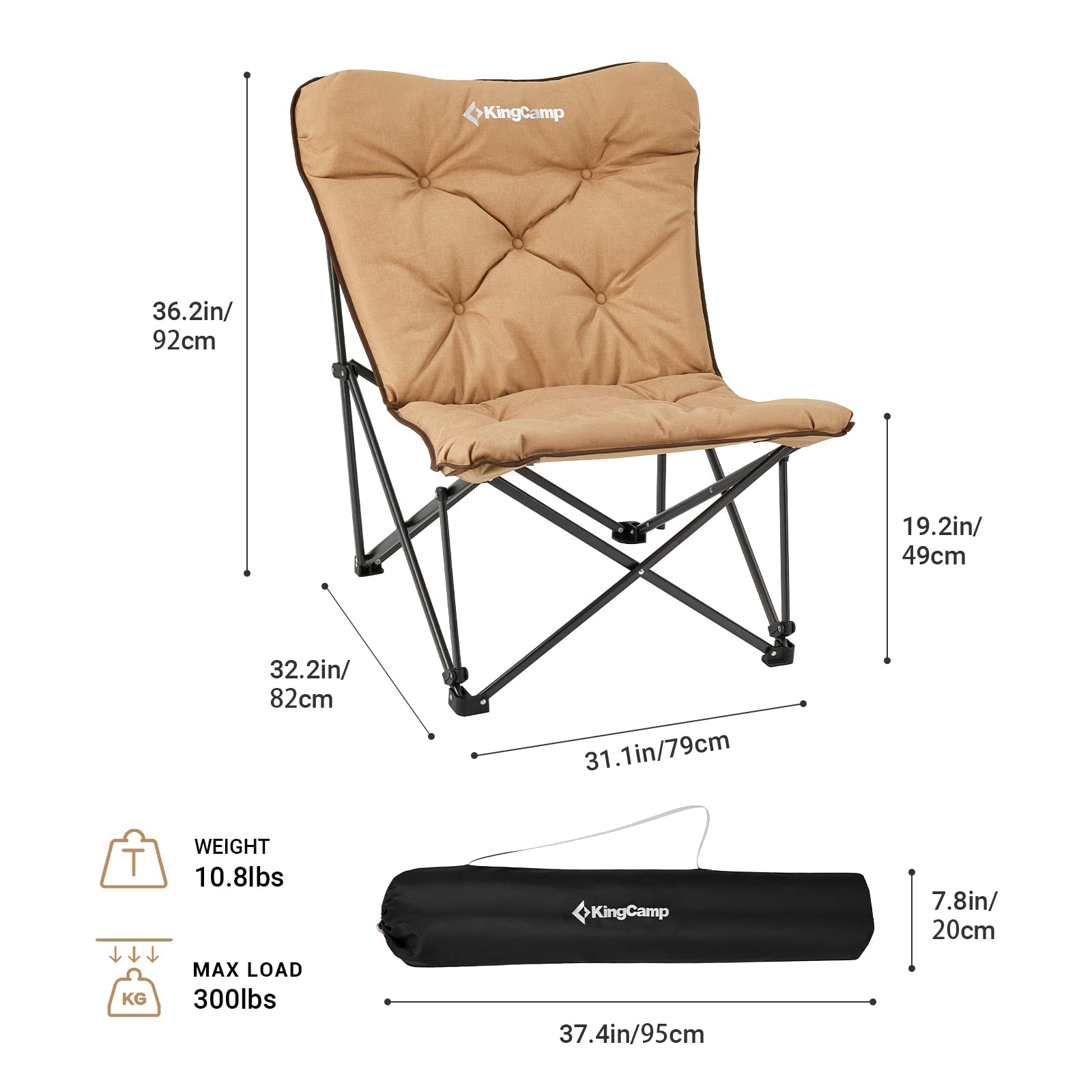 kingcamp-lemon-c10-oversized-padded-butterfly-chair image 8