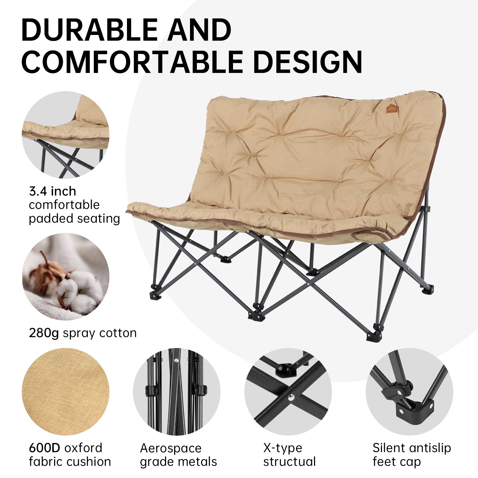 kingcamp-lemon-c20-oversized-padded-double-butterfly-chair image 3