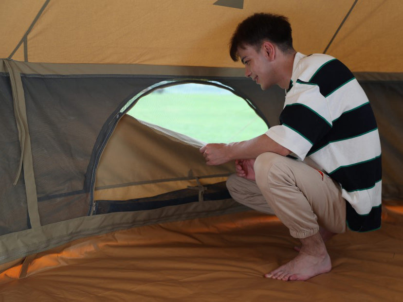kingcamp-4-season-khan-340gsm-tc-canvas-bell-tent-13ft-16-4ft image 7