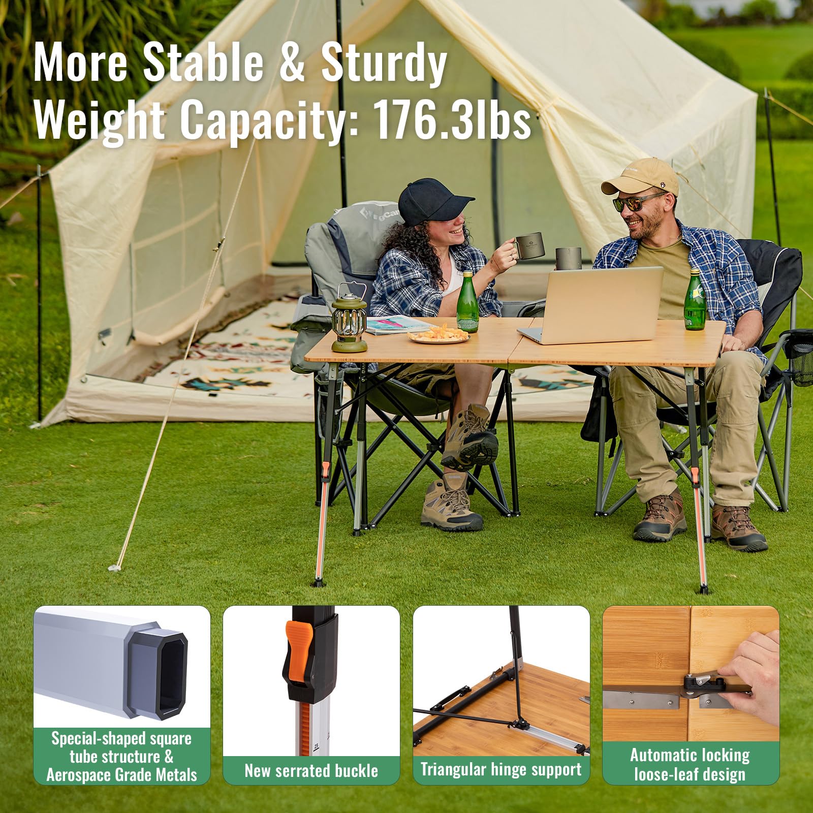 kingcamp-bamboo-folding-camping-table-pro image 7
