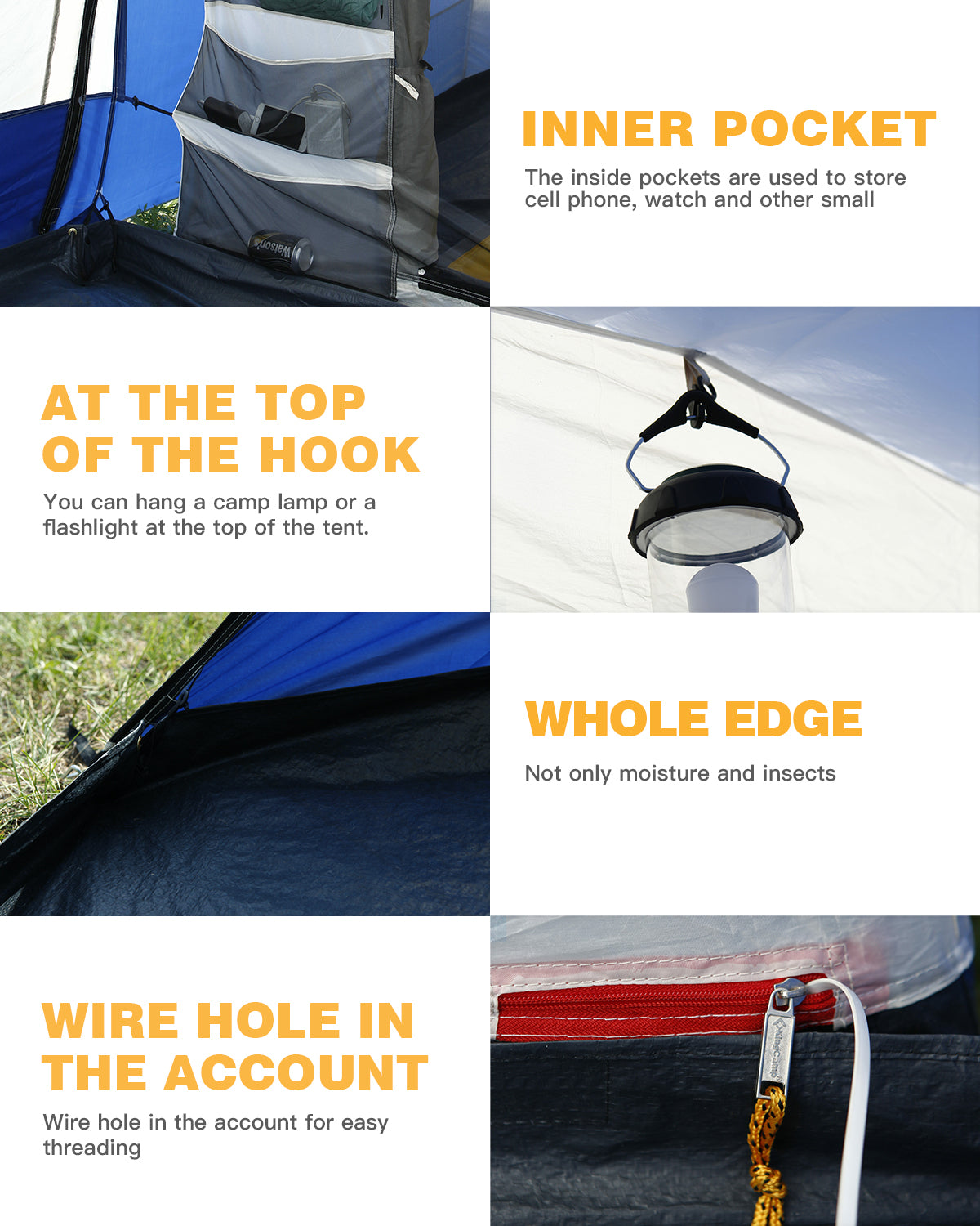 kingcamp-camping-square-3-season-suv-tent-with-screen-room image 7