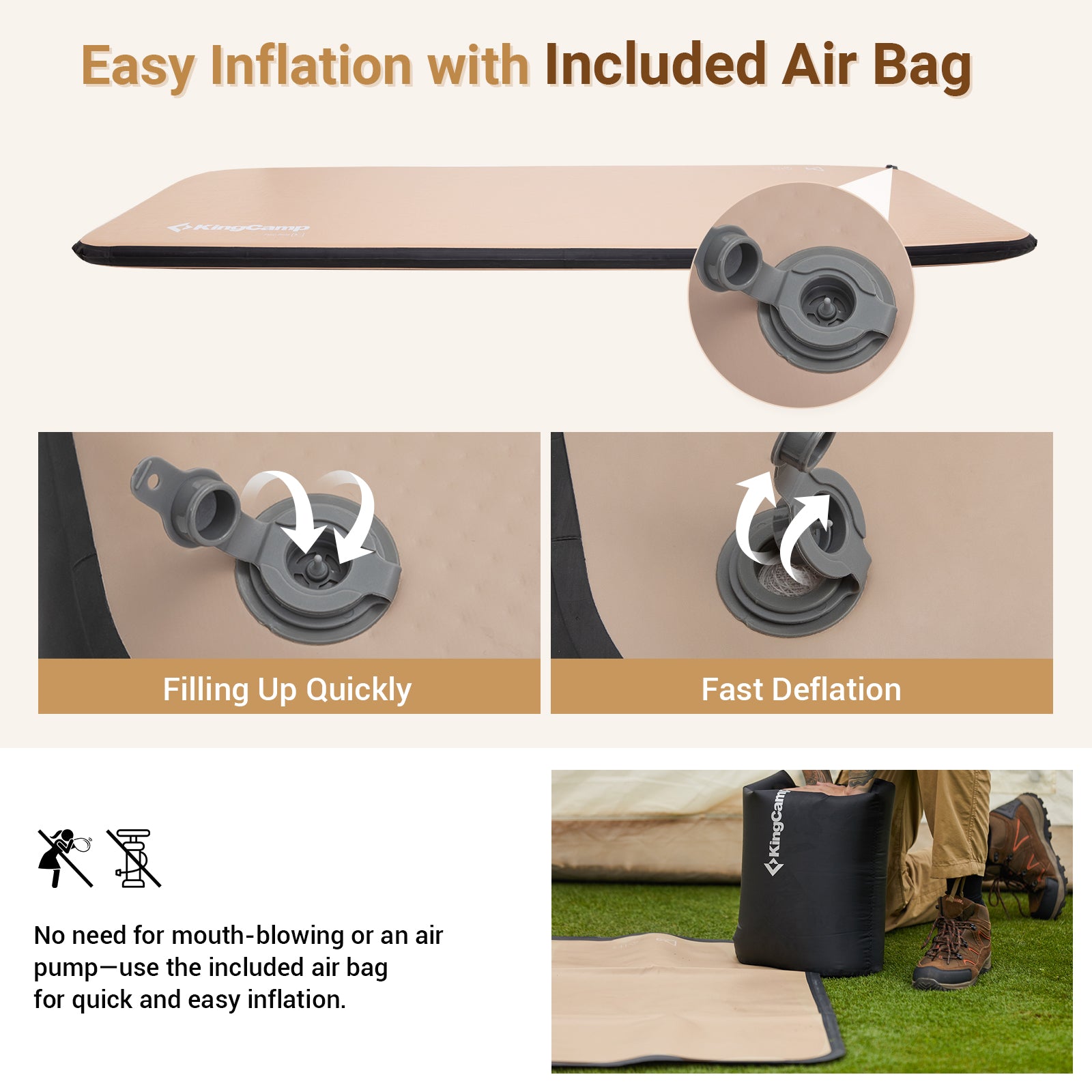 kingcamp-flexi-rest-5-0-tpu-air-sleeping-pad image 8