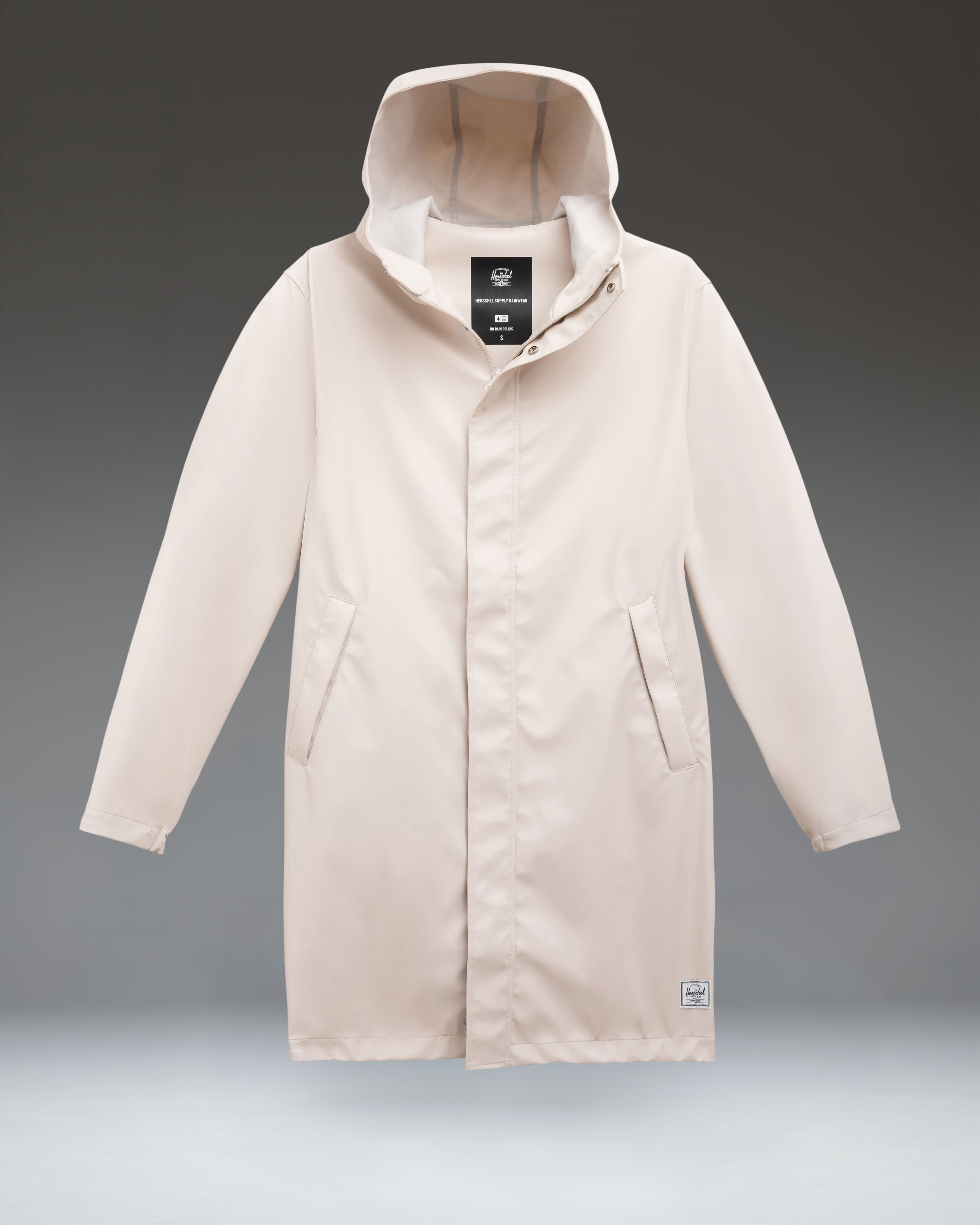 herschel-supply-long-classic-rain-jacket-for-women-water-resistant-windproof-str image 4