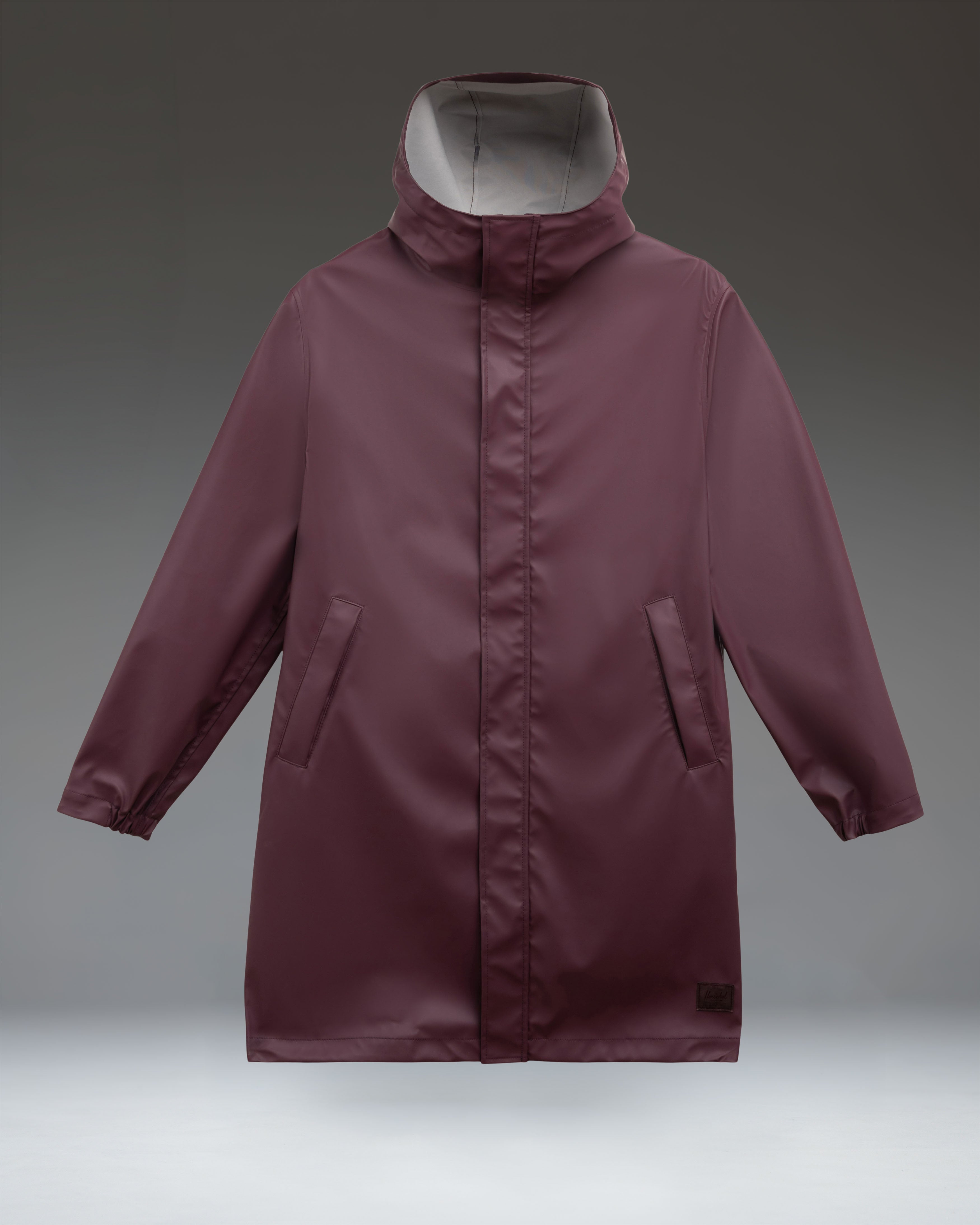 herschel-supply-long-classic-rain-jacket-for-women-water-resistant-windproof-str image 5