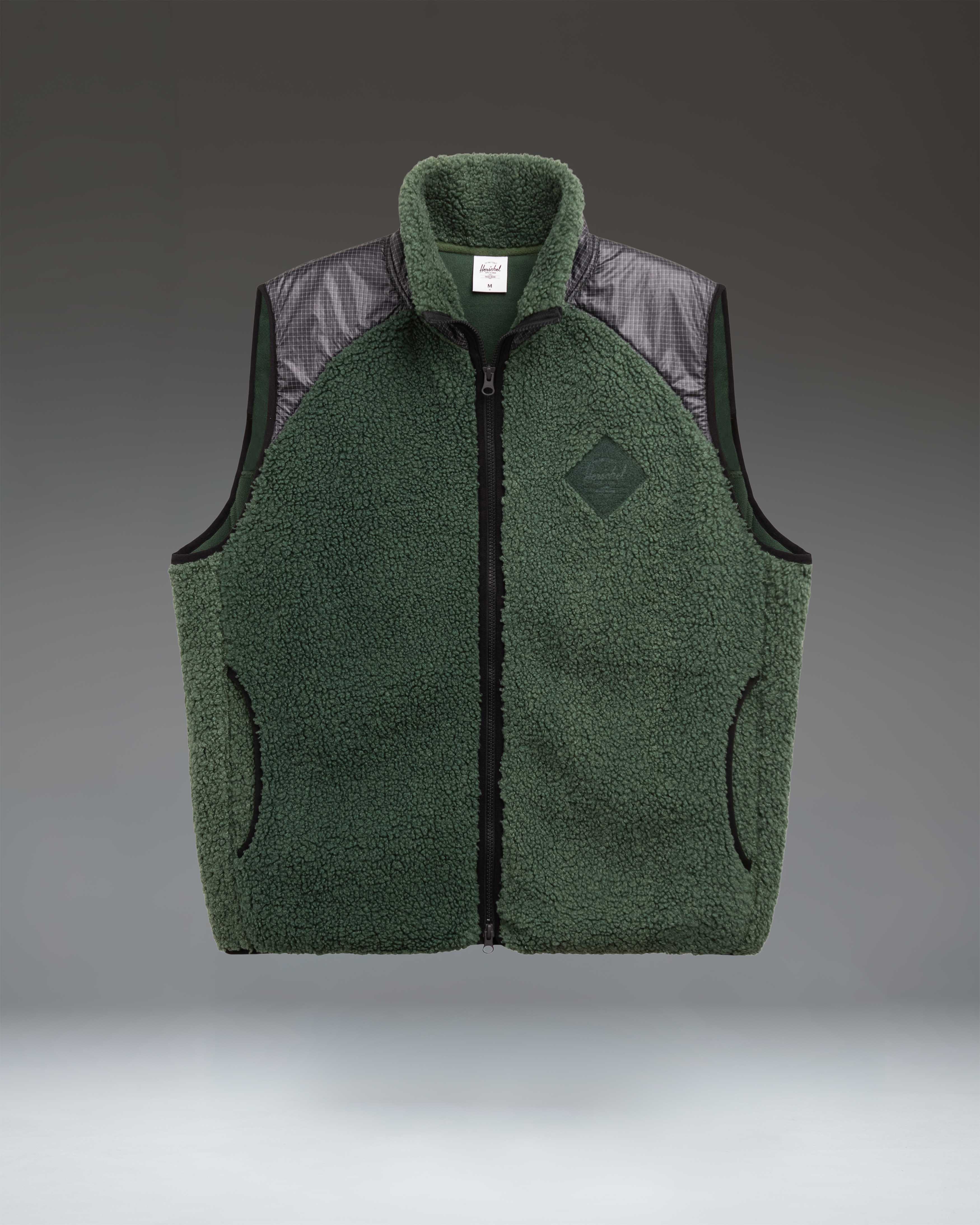 herschel-supply-performance-fleece-vest-for-men-warm-water-repellent image 2