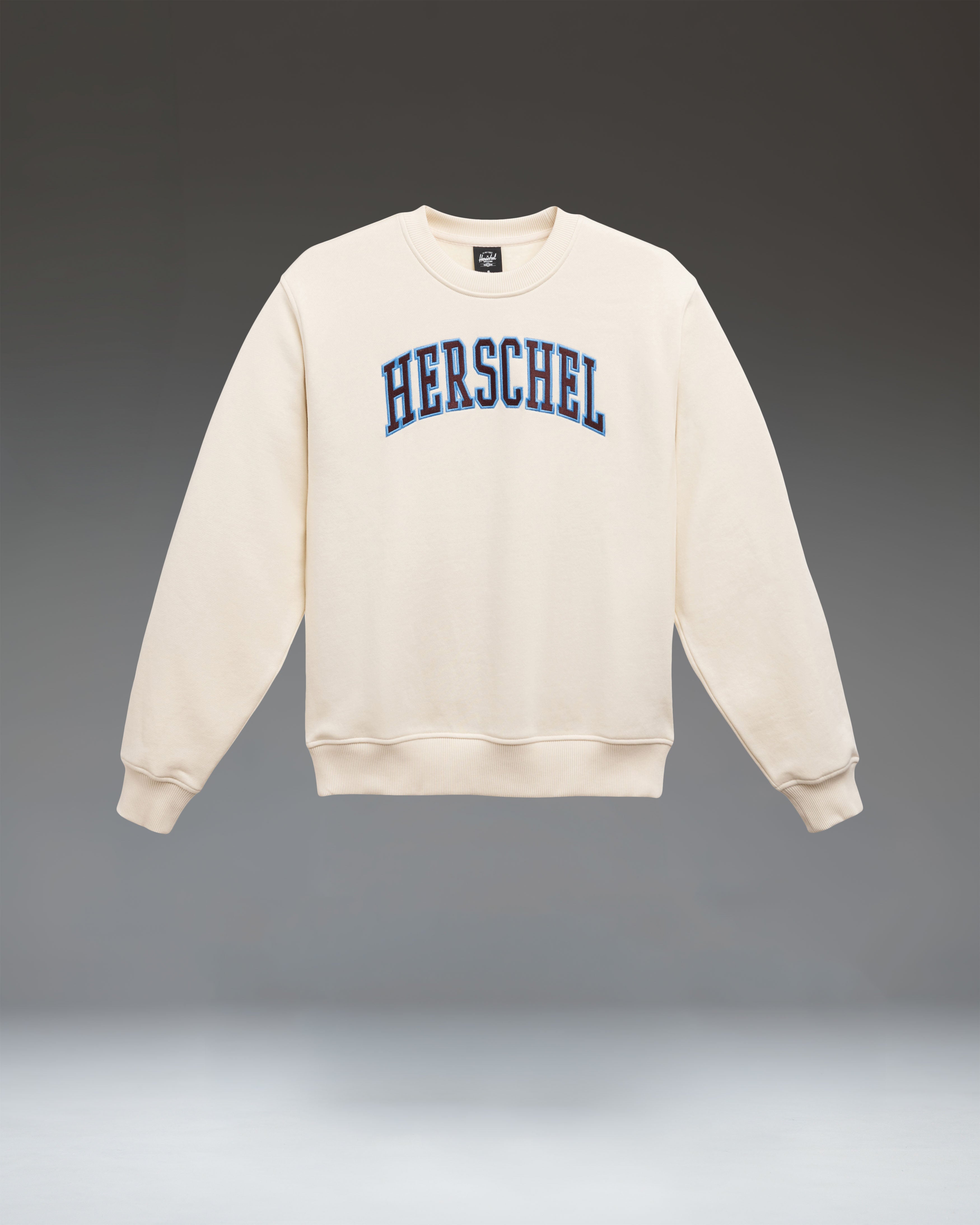 herschel-supply-faculty-2-tone-crew-women-s-vintage-logo-sweatshirt-classic-fit image 2