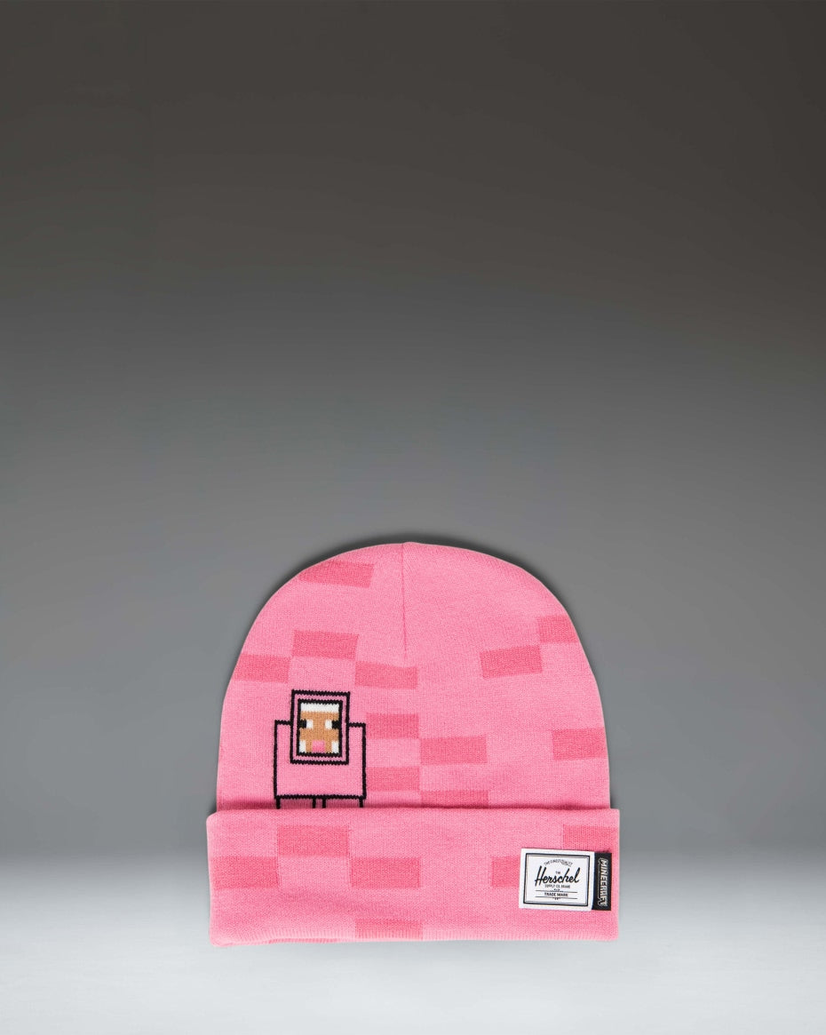 herschel-supply-minecraft-elmer-kids-beanie-creeper-enderman-pattern-one-size image 3