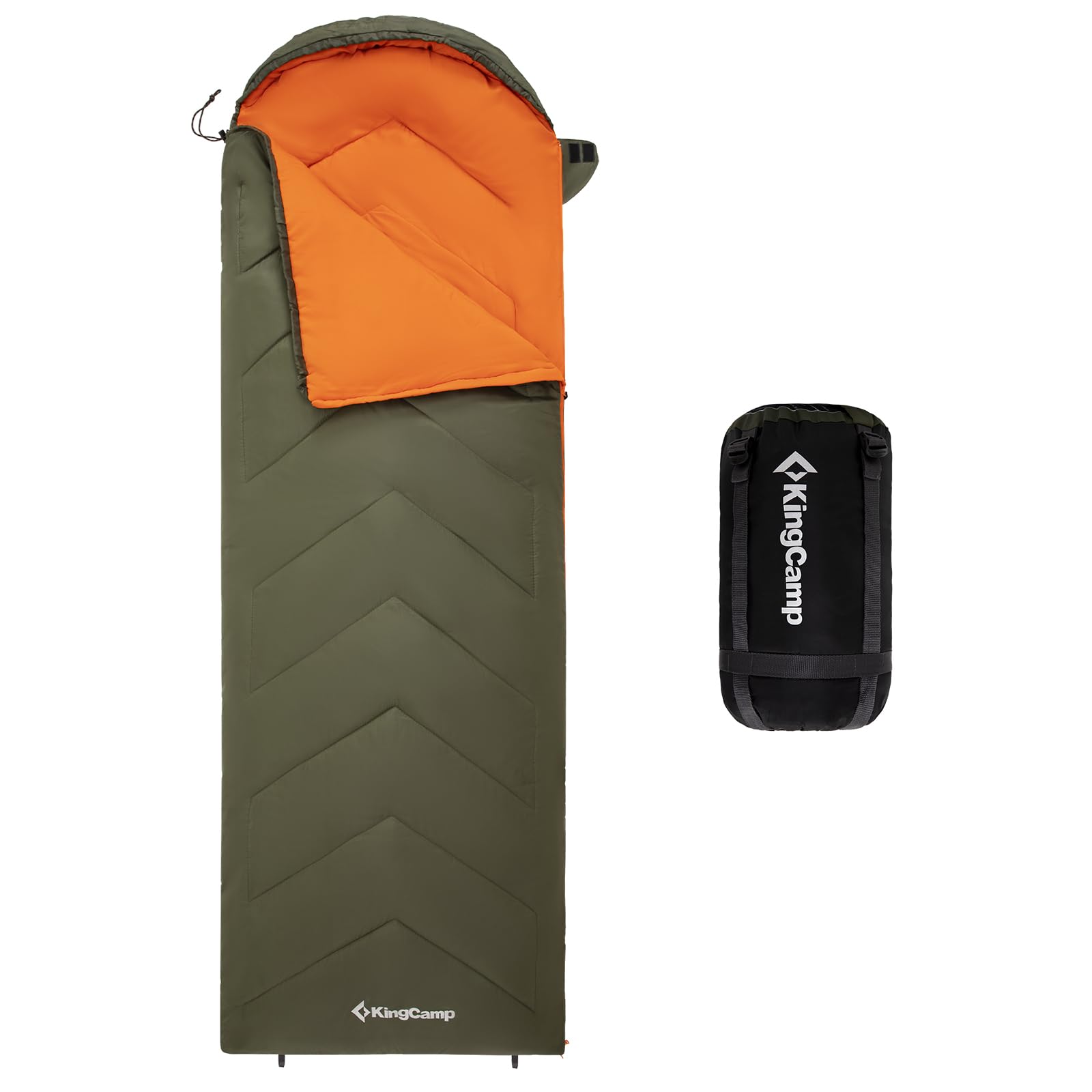 kingcamp-huron-250-hooded-rectangular-sleeping-bag image 2