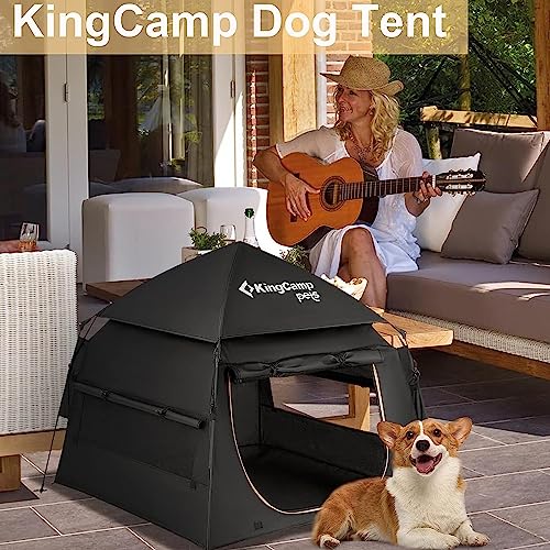kingcamp-pets-pop-up-dog-tent-instant-setup-oversized-600d-shelter-for-medium-la image 2