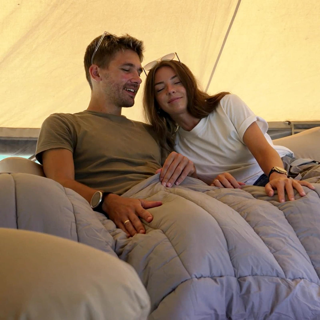 kingcamp-bliss-padded-mat-quilted-blanket-multi-purpose-camping-pad image 2