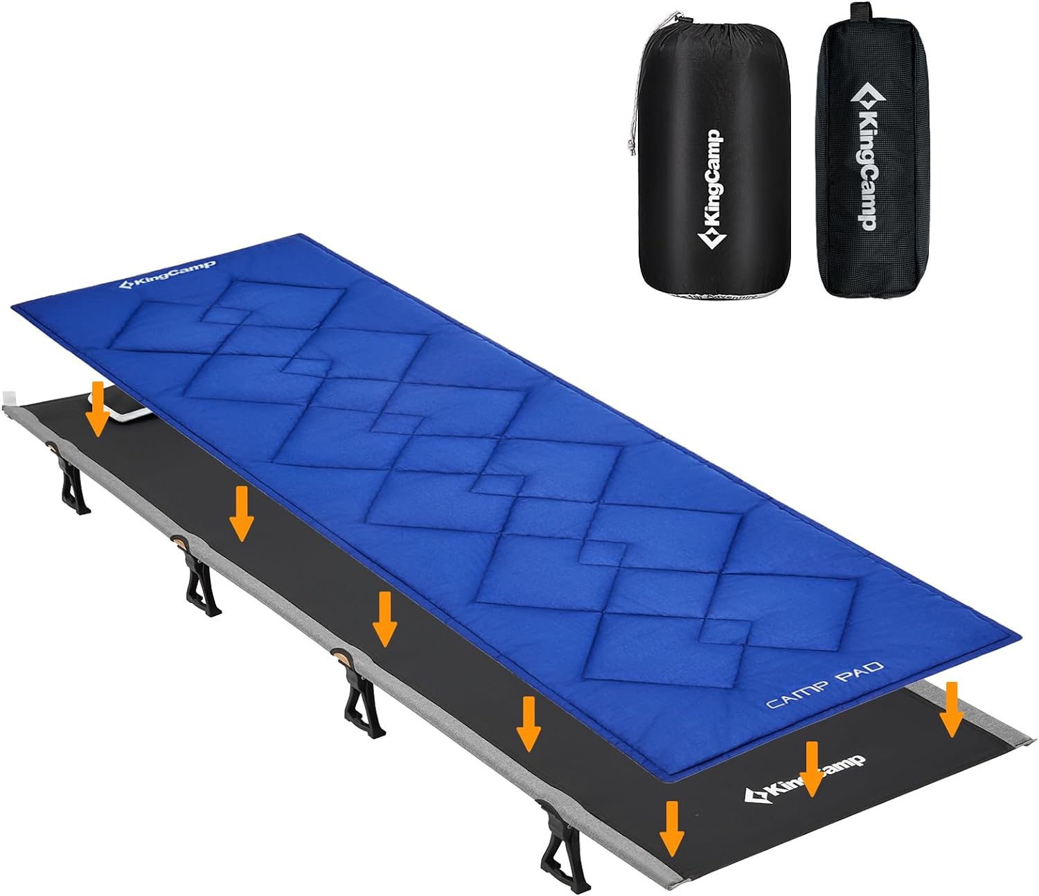 kingcamp-ultralight-camping-cot-with-mattress image 2