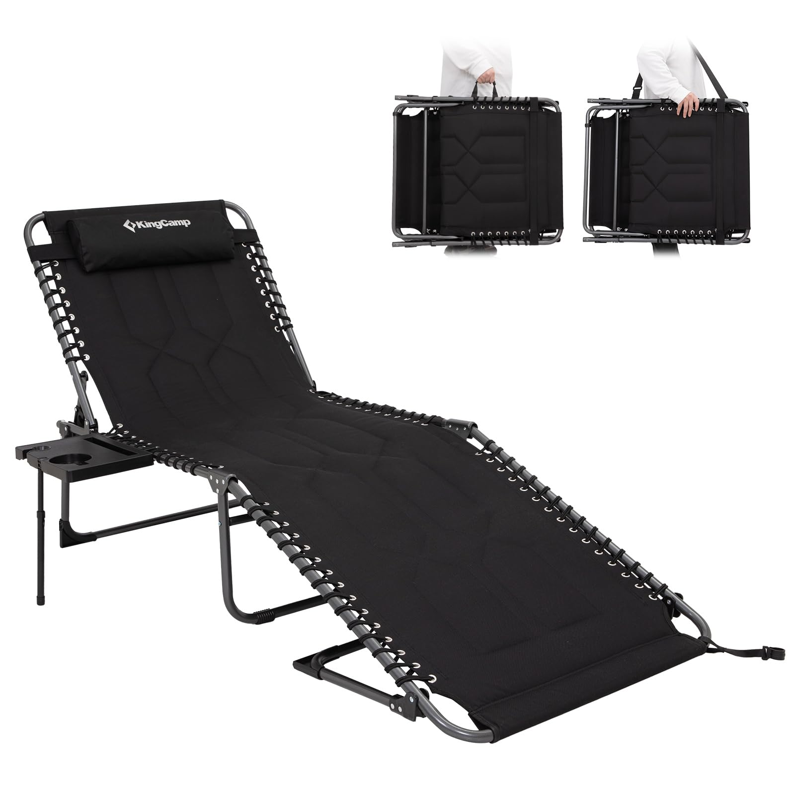 kingcamp-willow-c30-oversize-folding-lounge-chair-with-side-table image 1