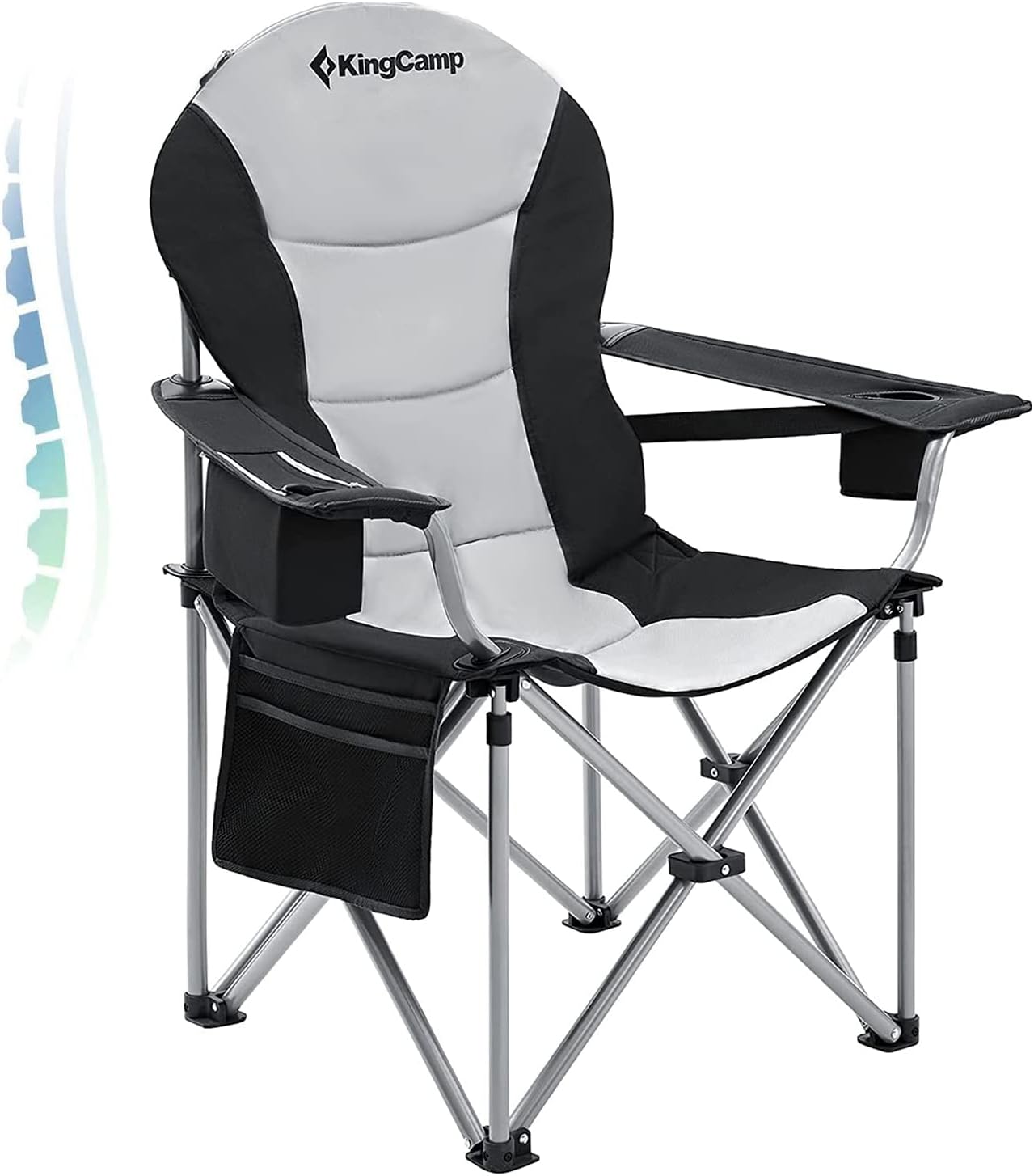 kingcamp-lumbar-support-oversized-camping-chair-heavy-duty-551-lb-capacity image 3
