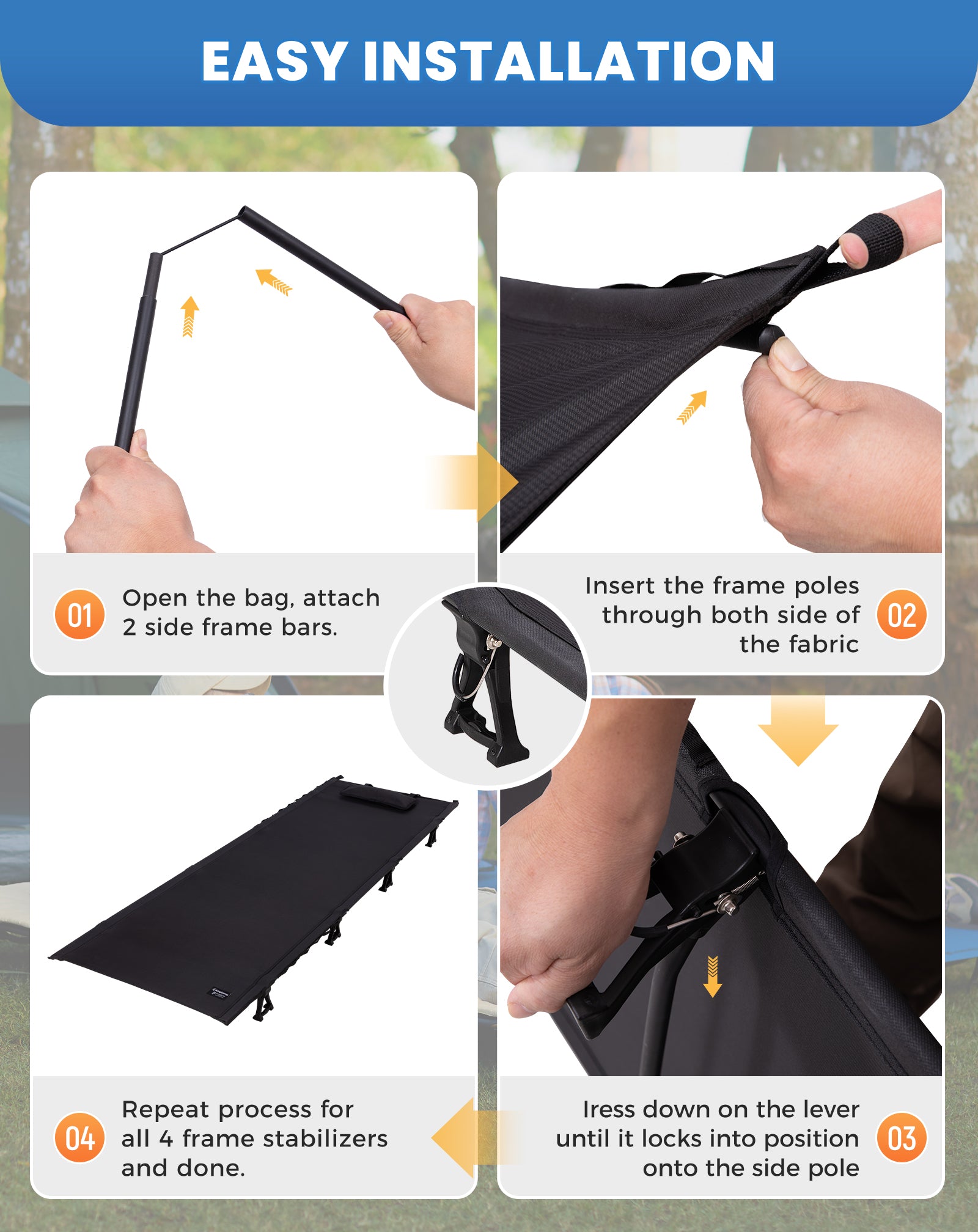 kingcamp-aerlite-p20-ultralight-camping-cot-compact-durable-and-easy-to-carry image 7