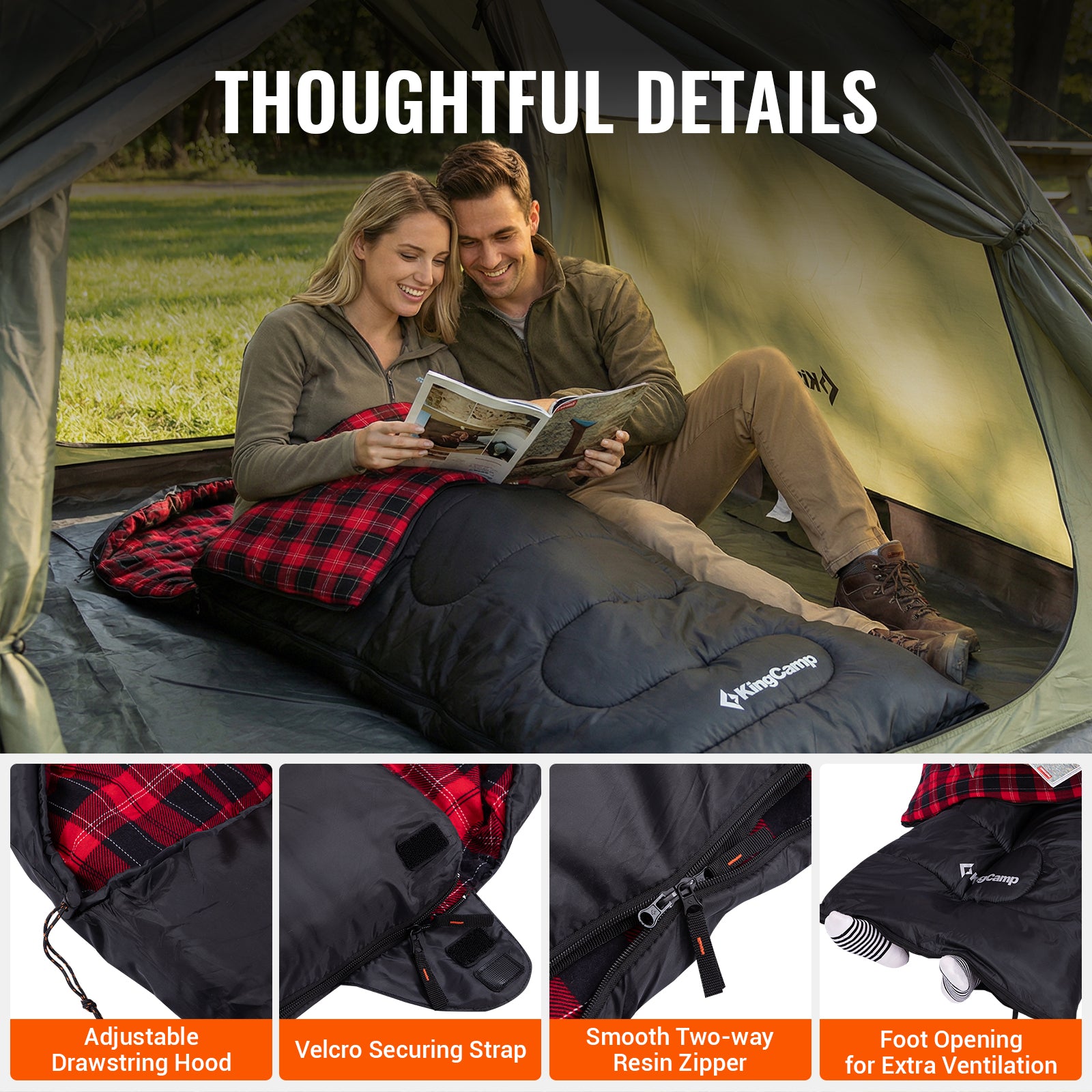 kingcamp-oasis-c-450-flannel-sleeping-bag image 7