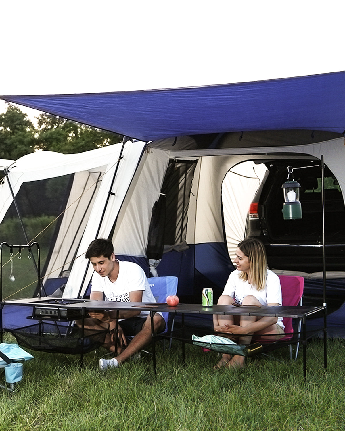 kingcamp-camping-square-3-season-suv-tent-with-screen-room image 2