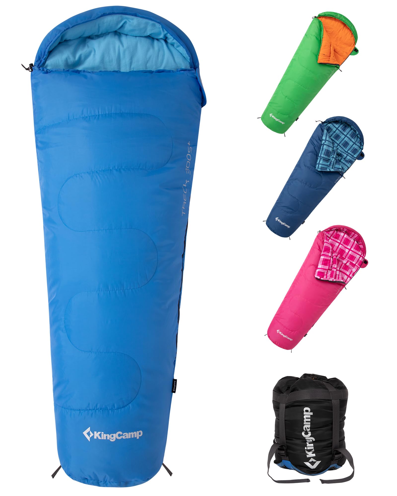 kingcamp-treck-300s-kid-s-mummy-sleeping-bag-soft-cotton-flannel-double-layer-ag image 2