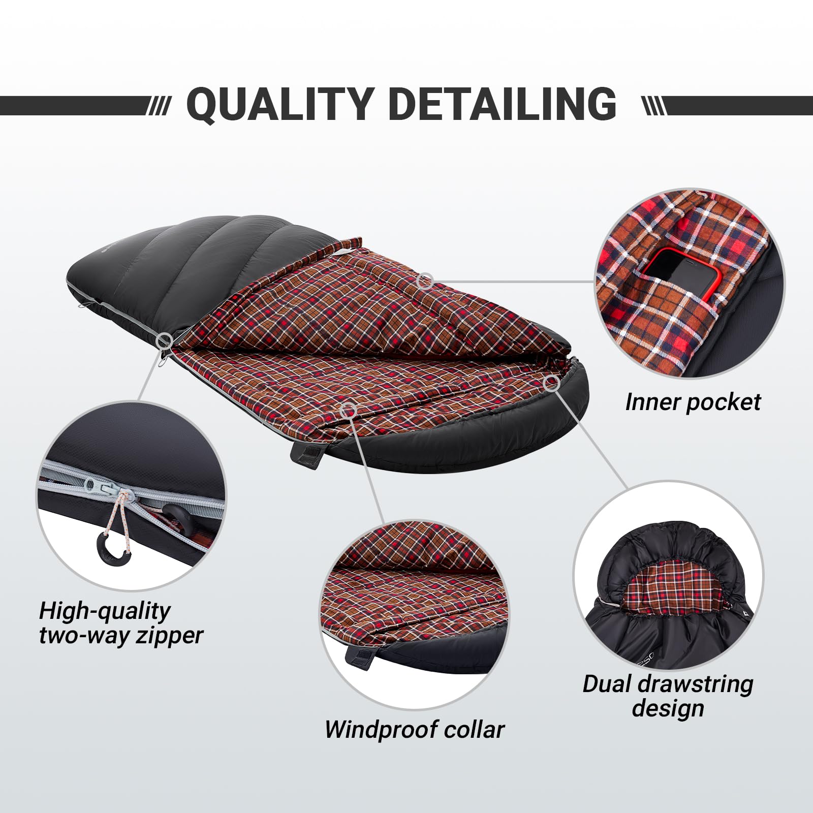 kingcamp-freespace-250-extra-wide-heated-sleeping-bag-winter-camping-with-batter image 3