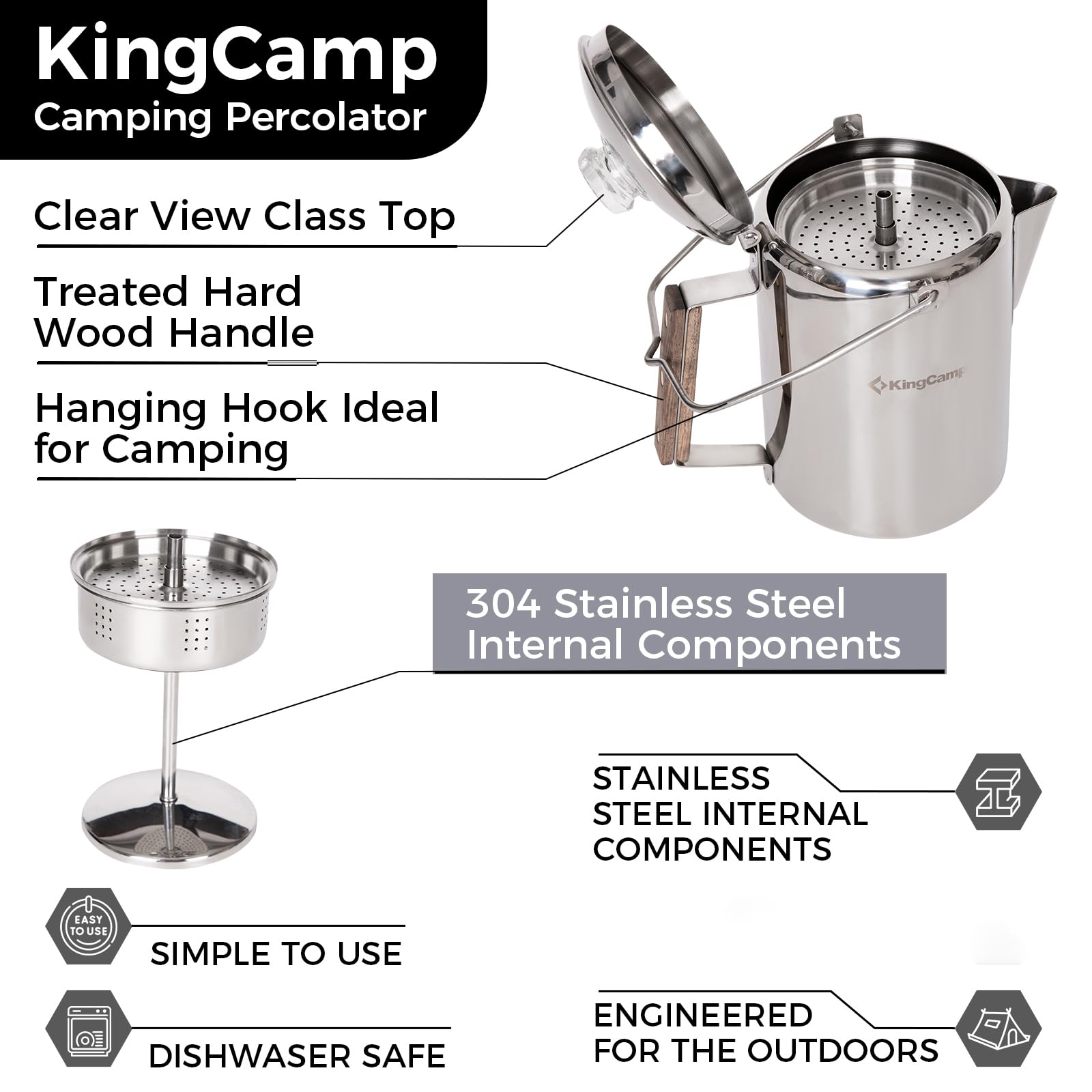 kingcamp-12-cup-stainless-steel-camping-coffee-percolator image 7