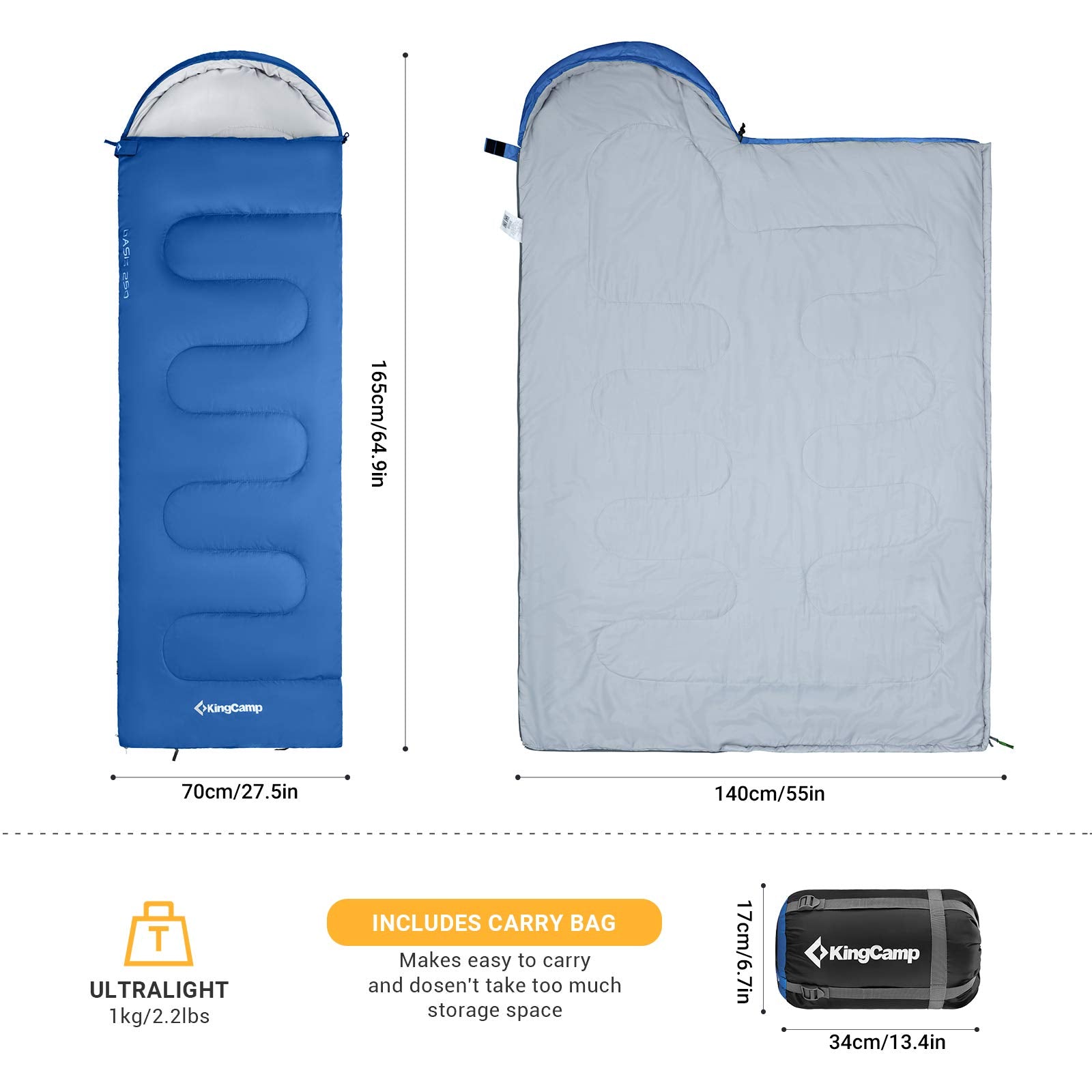 kingcamp-oasis-250s-kids-sleeping-bag image 6
