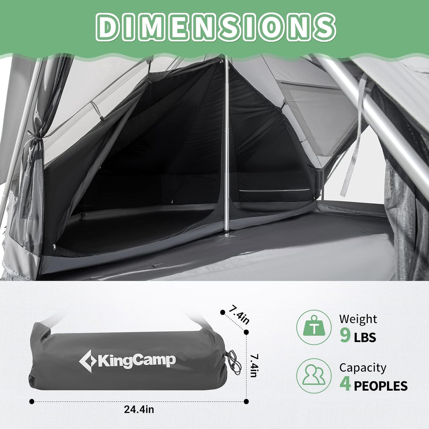 kingcamp-inner-tent-for-khan-palace-tent-privacy-blockout-inner-room image 3