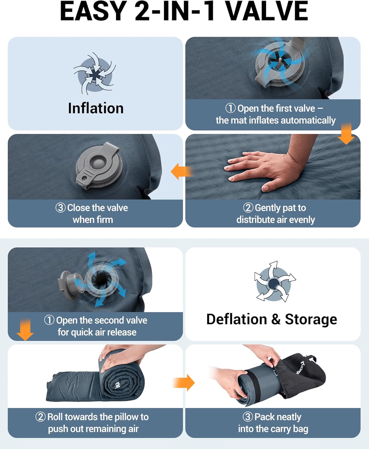 kingcamp-classic-light-3-0-self-inflating-sleeping-pad image 8