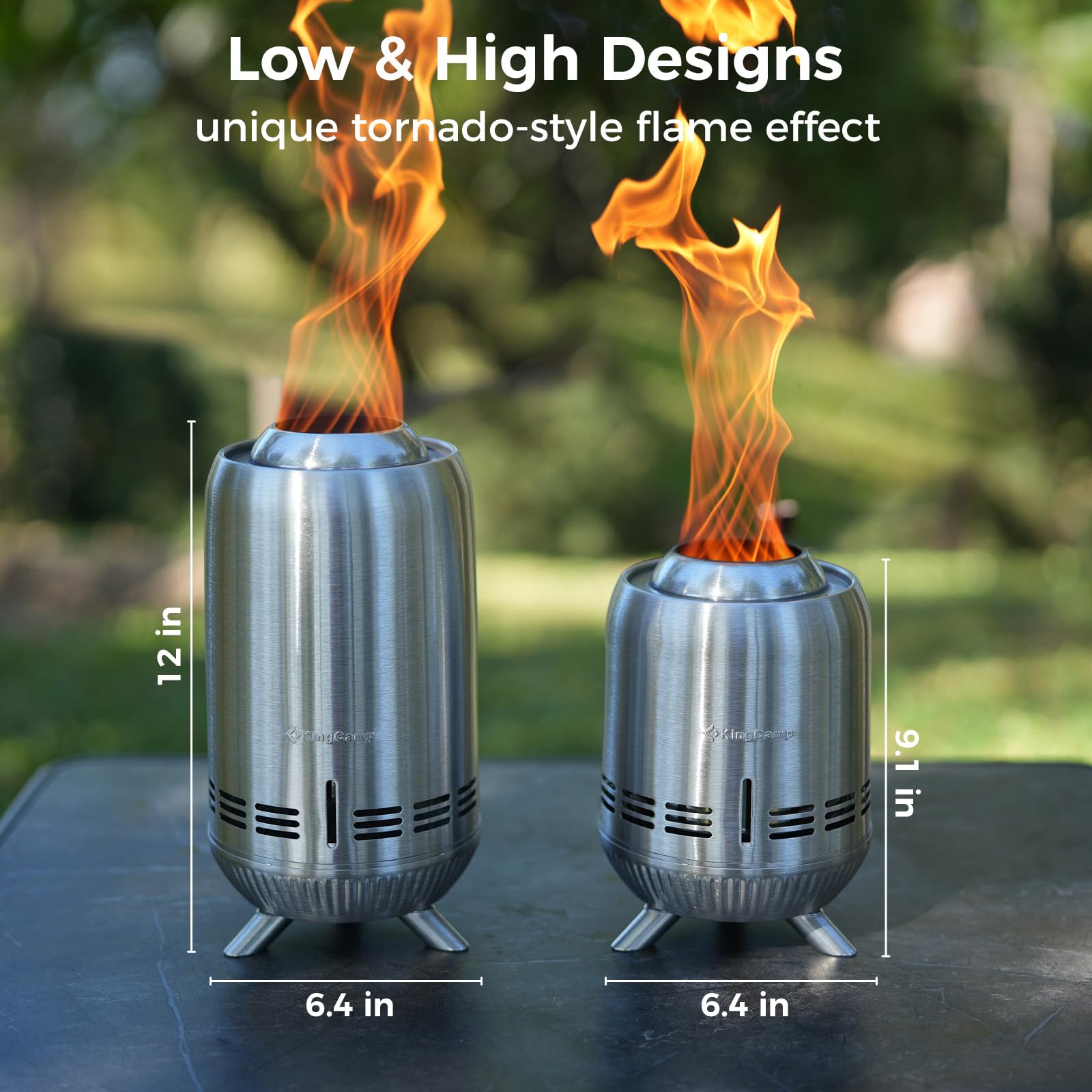 kingcamp-tornado-smokeless-tabletop-stainless-steel-fire-pit image 8