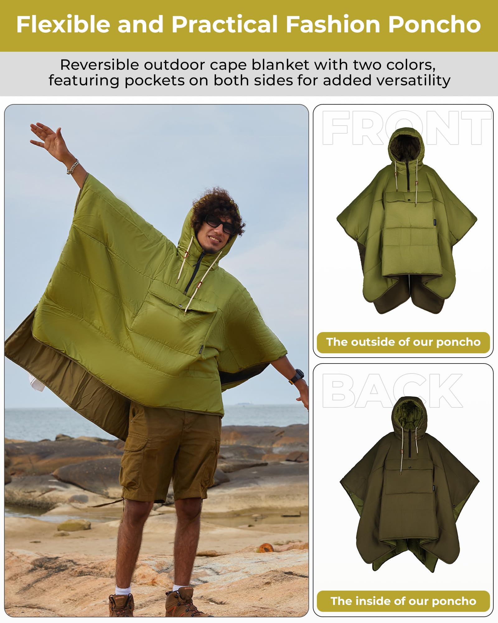 kingcamp-murano-180-hooded-outdoor-poncho-blanket image 4