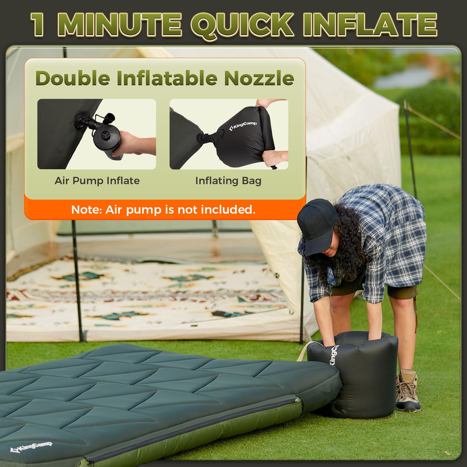 kingcamp-gorgeous-double-17-inflatable-sleeping-pad-with-cover-6-7-ultra-thick-d image 8
