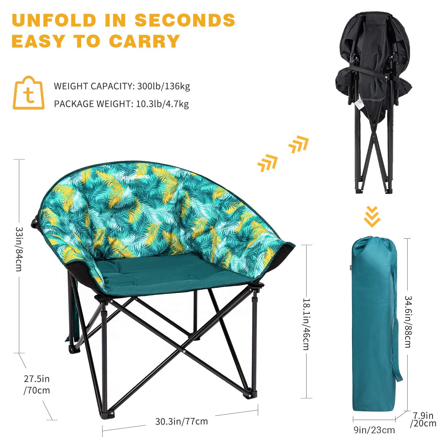 kingcamp-moon-saucer-leisure-camping-chair image 3