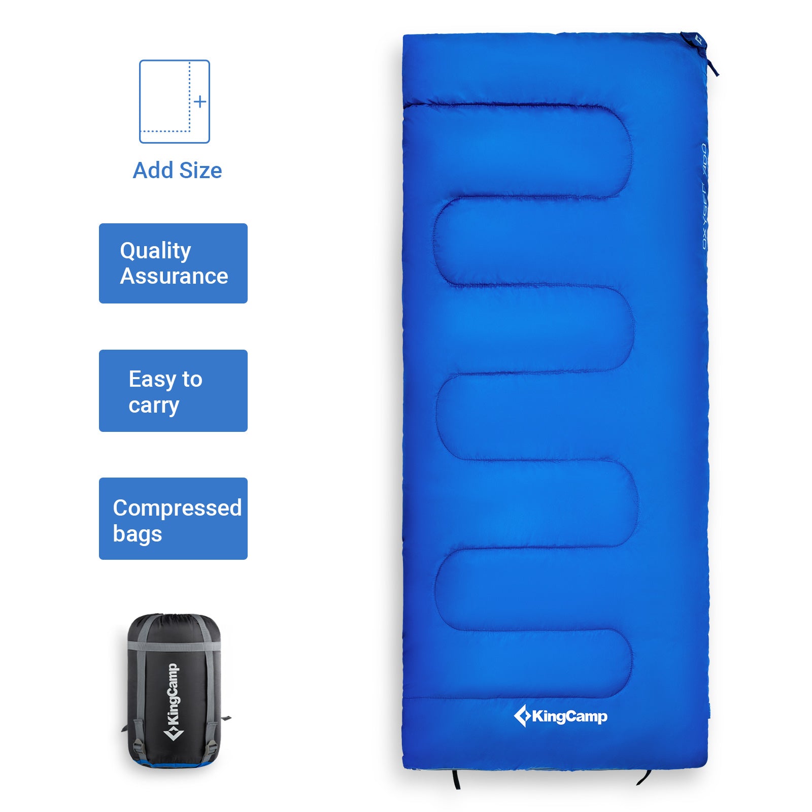 kingcamp-oxygen-300l-envelope-sleeping-bag-warm-and-cozy-for-cold-weather-campin image 5