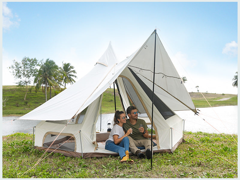 kingcamp-anizo-s-320-double-layered-teepee-tent-all-season-canvas-family-glampin image 8