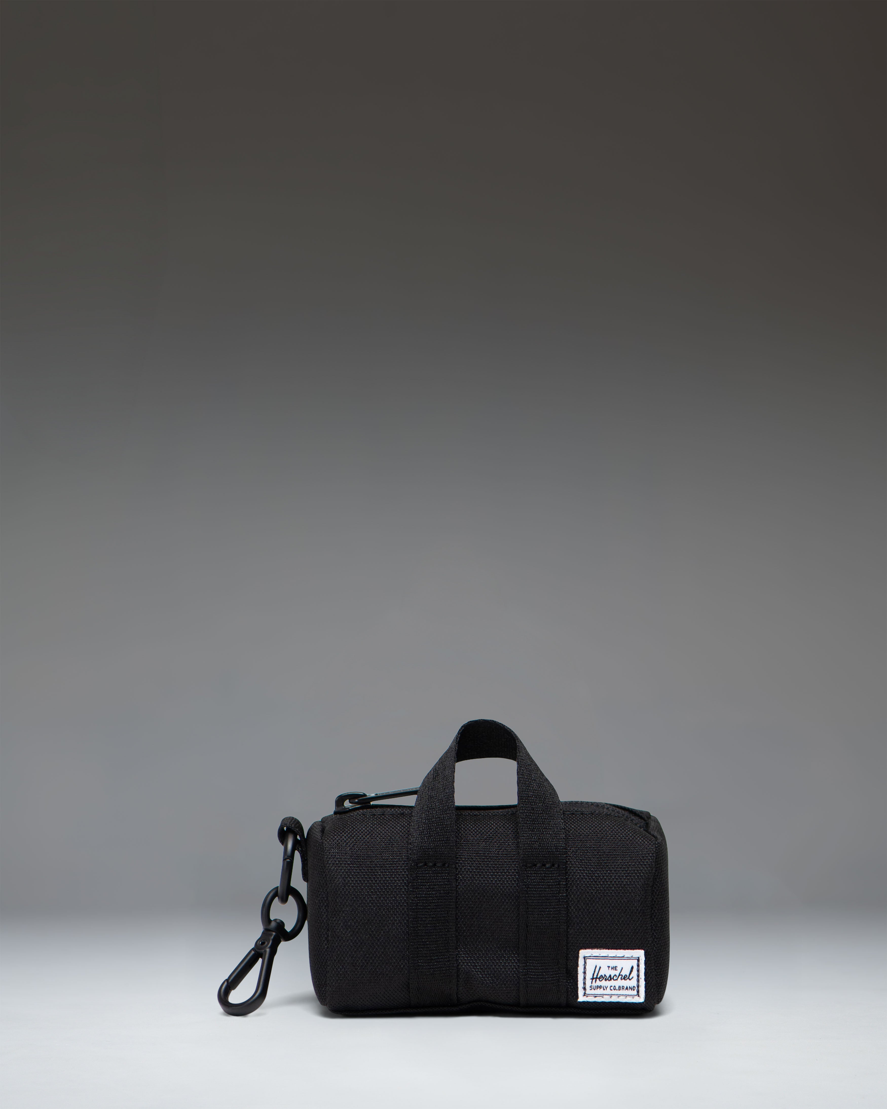 herschel-supply-novel-duffle-bag-charm-mini-duffle-keychain-with-metal-clip-zipp image 1