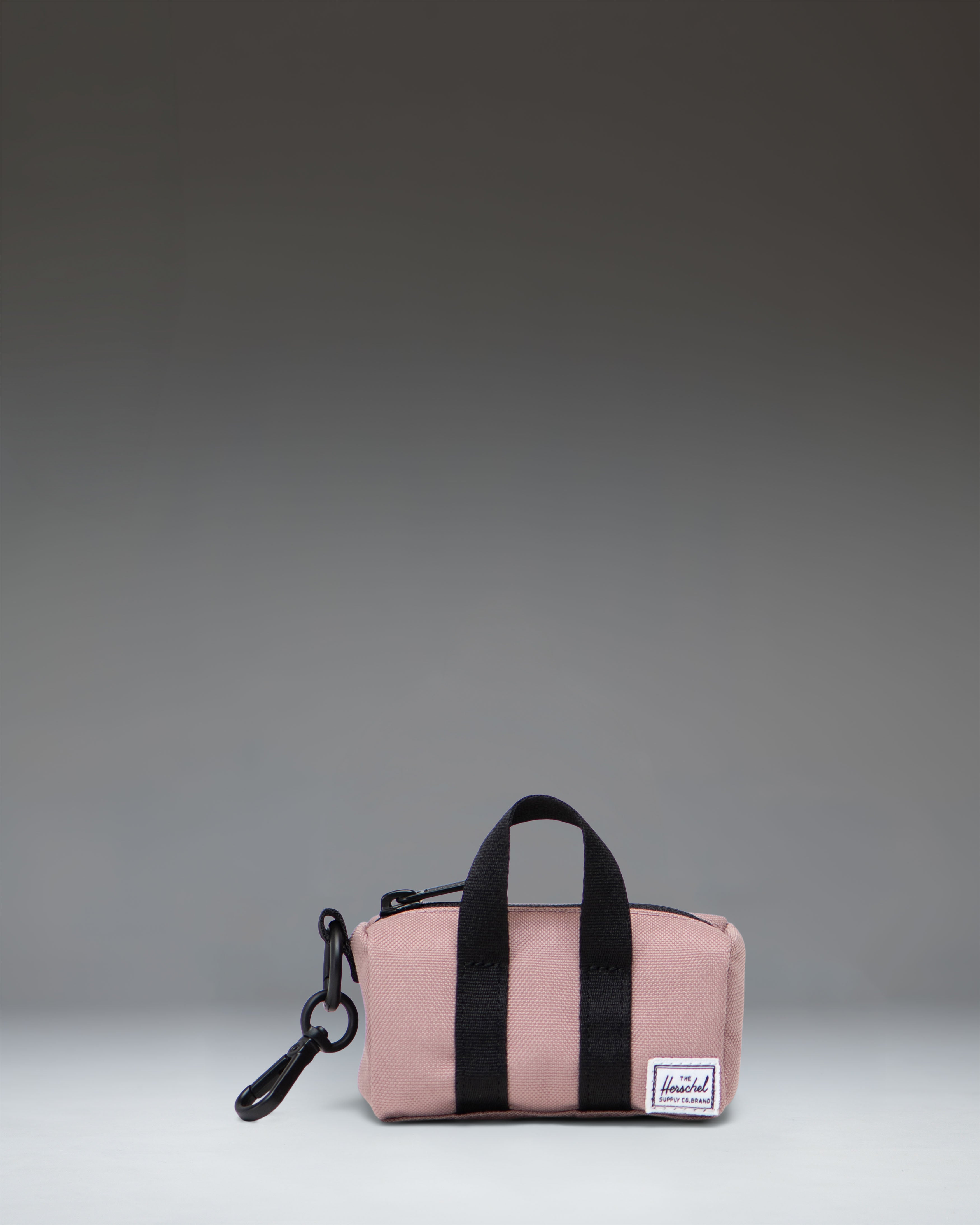 herschel-supply-novel-duffle-bag-charm-mini-duffle-keychain-with-metal-clip-zipp image 3