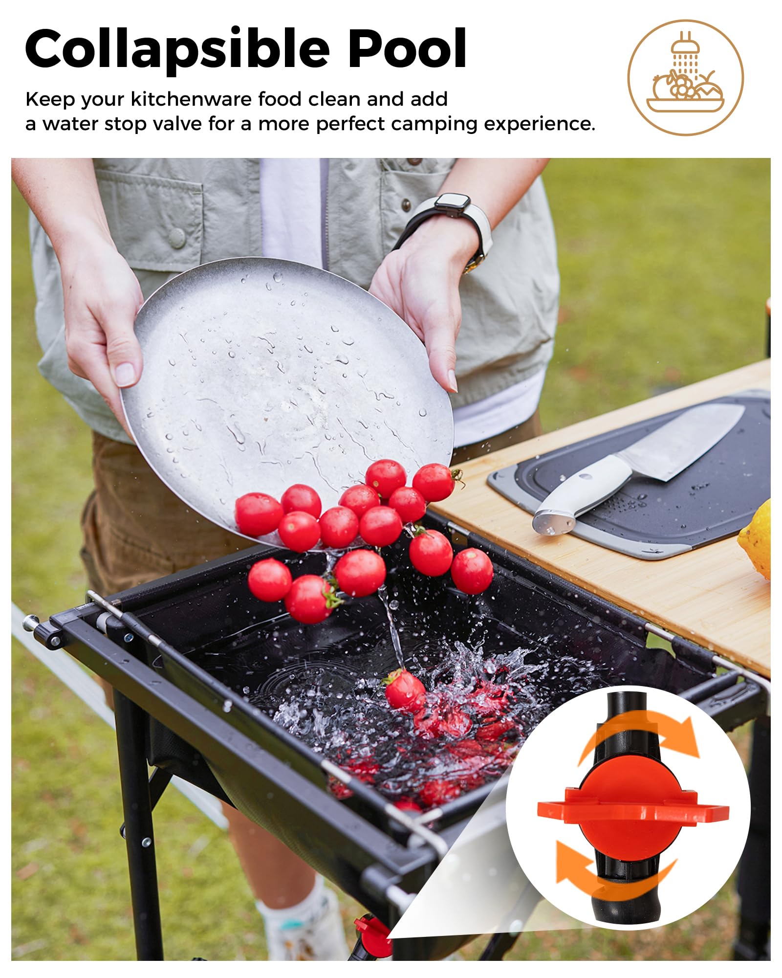 kingcamp-bamboo-plus-folding-camping-kitchen-table-with-sink-bamboo-top-multi-fu image 6