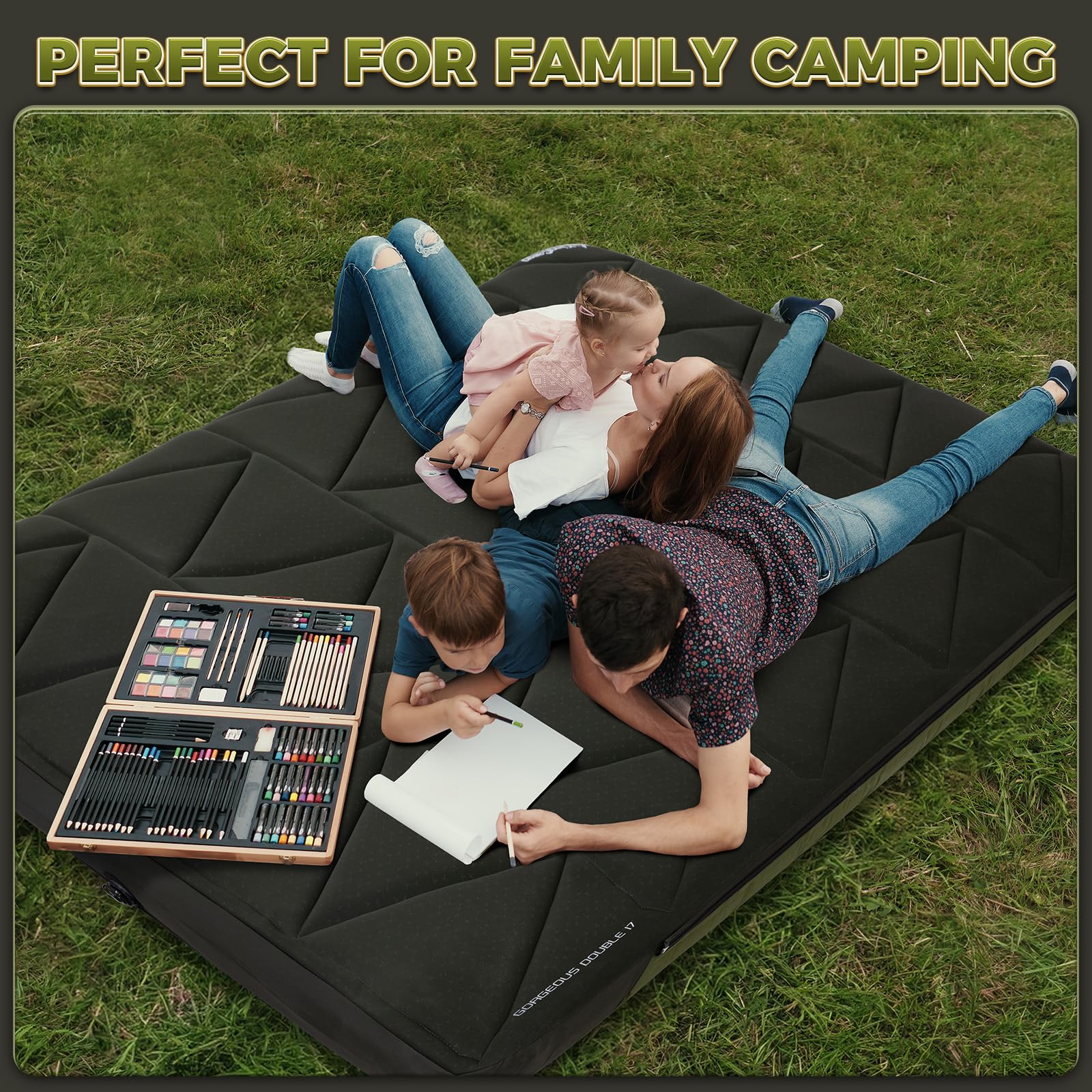 kingcamp-gorgeous-double-17-inflatable-sleeping-pad-with-cover-6-7-ultra-thick-d image 4