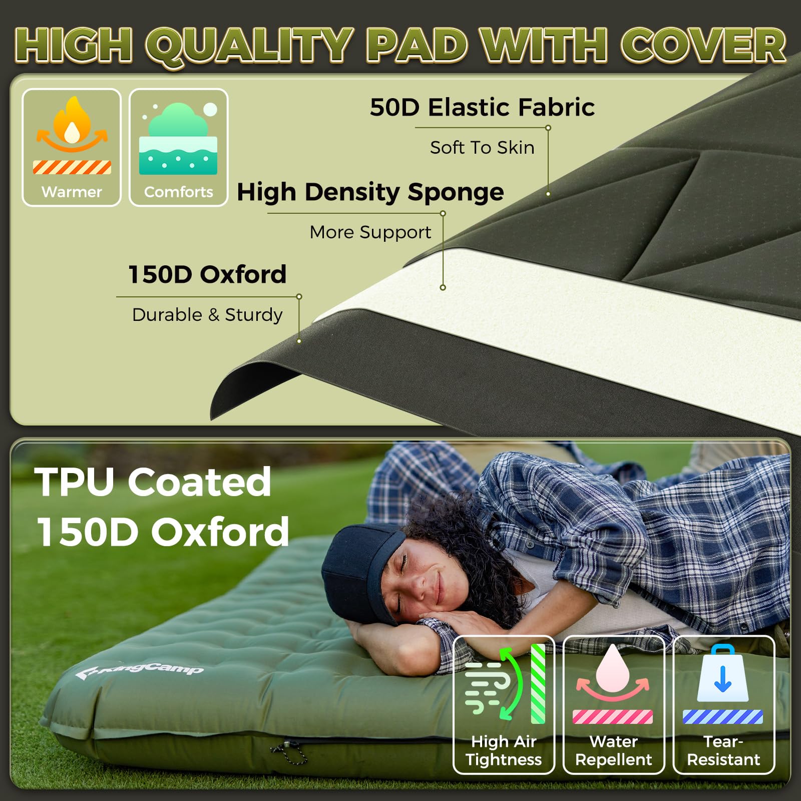 kingcamp-gorgeous-double-17-inflatable-sleeping-pad-with-cover-6-7-ultra-thick-d image 6