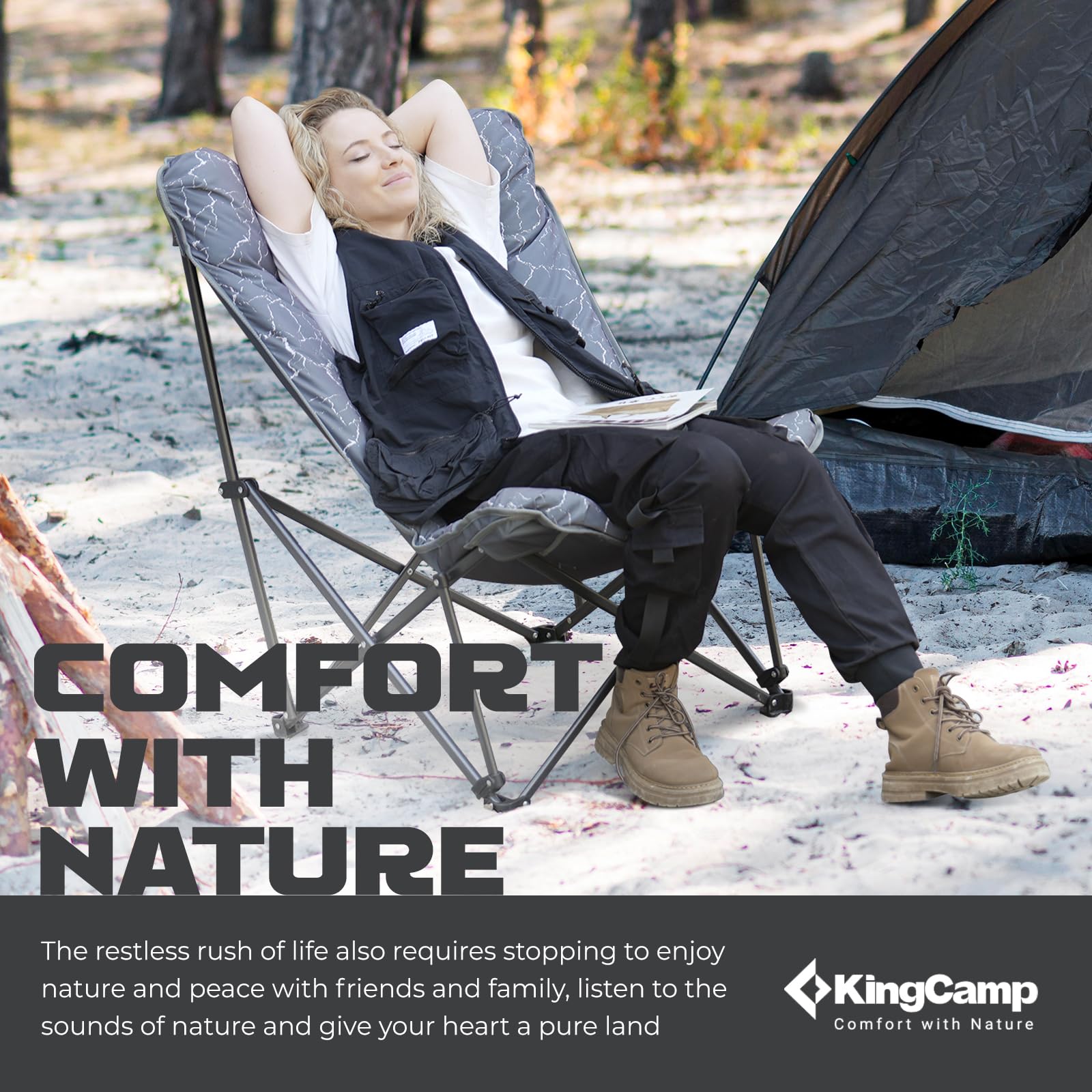 kingcamp-volcapetra-butterfly-folding-camping-chair-compact-versatile image 8
