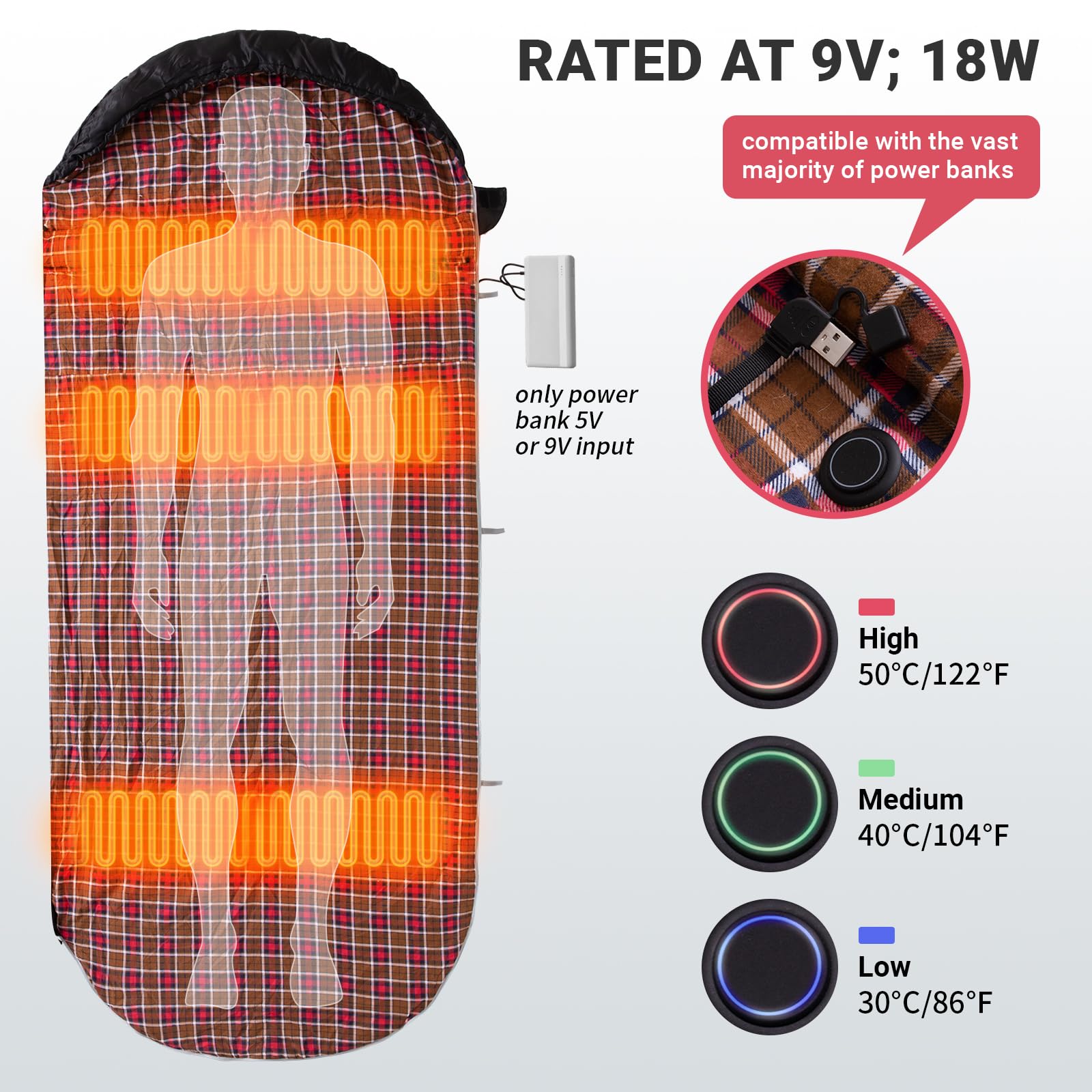 kingcamp-freespace-250-extra-wide-heated-sleeping-bag-winter-camping-with-batter image 4