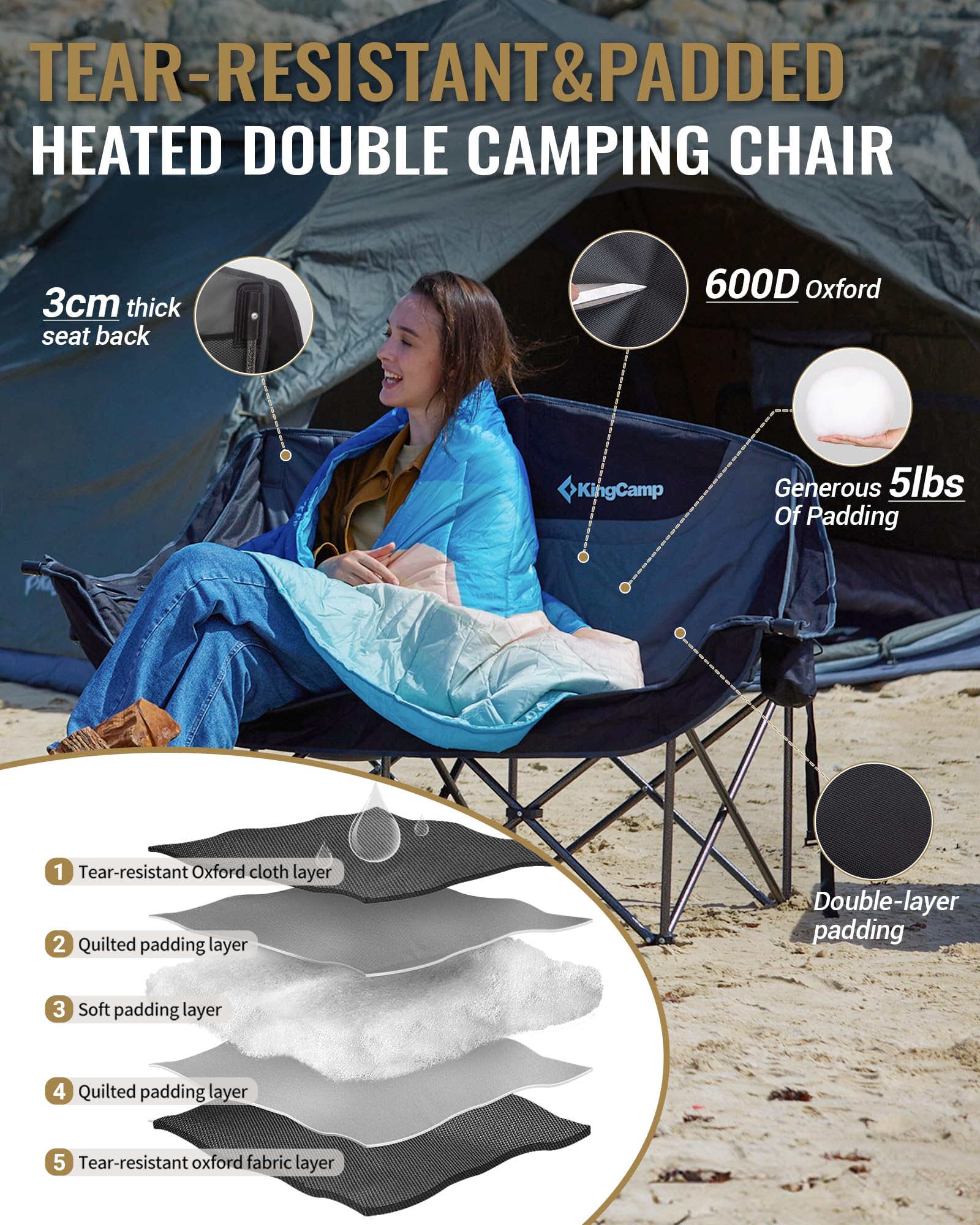kingcamp-canna-c20-plus-heated-double-seat-sofa-chair image 7