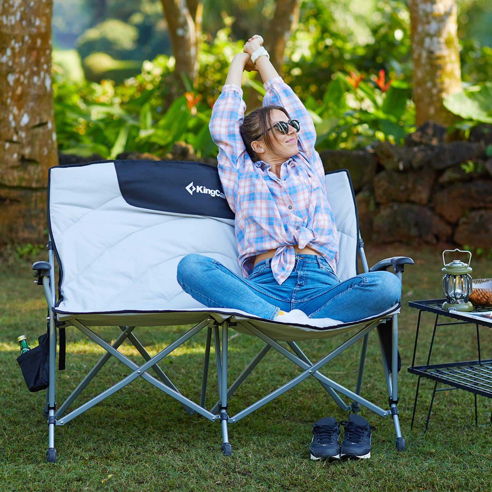 kingcamp-polar-c20-loveseat-double-seat-outdoor-chair image 2
