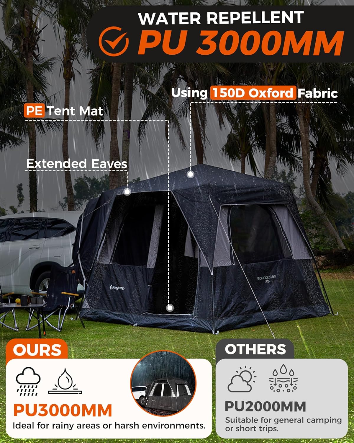 kingcamp-boundless-x3-car-camping-tent image 8