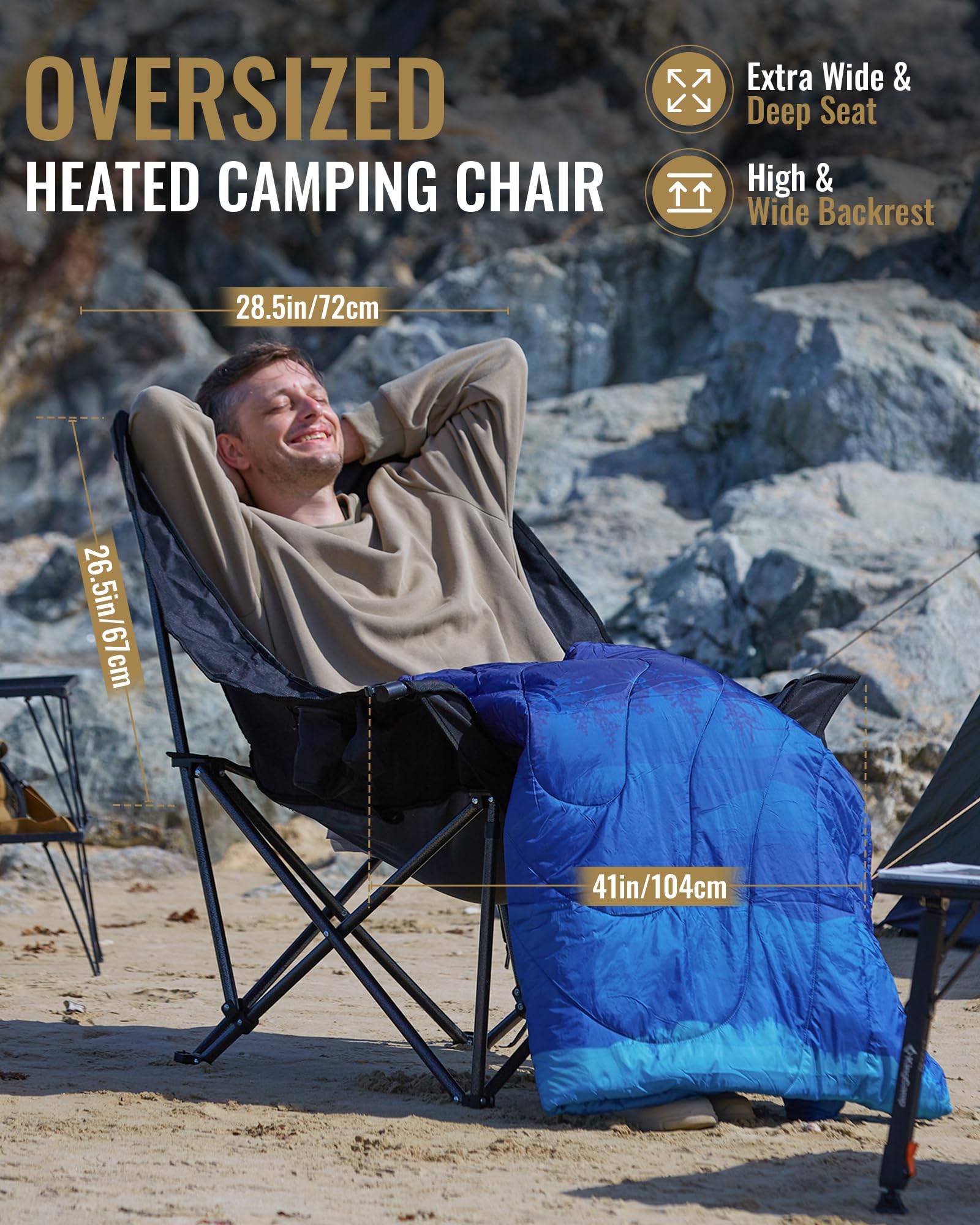 kingcamp-canna-c10-plus-heated-padded-camping-chair image 3