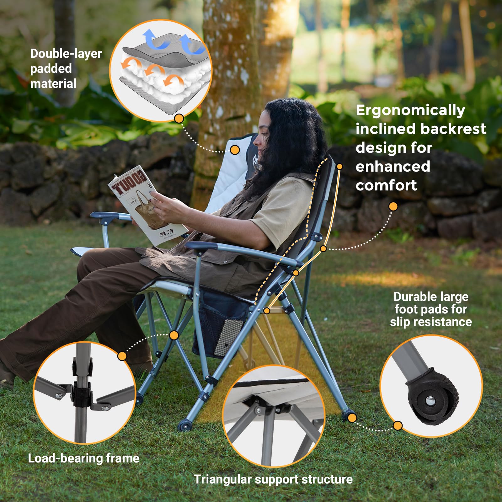 kingcamp-polar-c20-loveseat-double-seat-outdoor-chair image 3